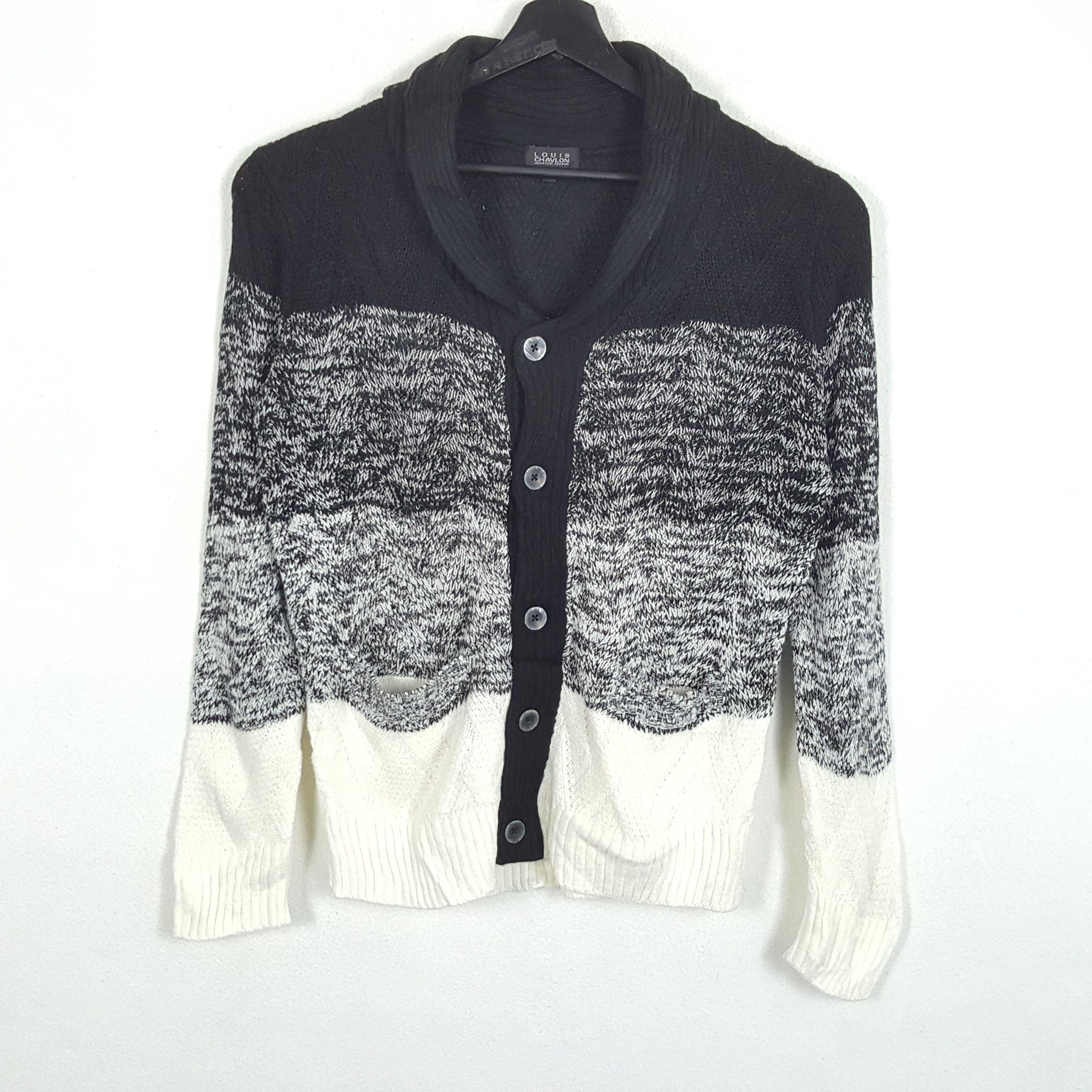 LOUIS CHAVLON Stripes Colour Style Knitwear Sweater