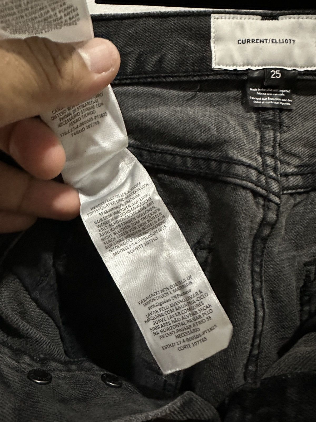 Current/Elliot Current/Elliot distressed denim pant jeans Size US 27 - 22 Thumbnail