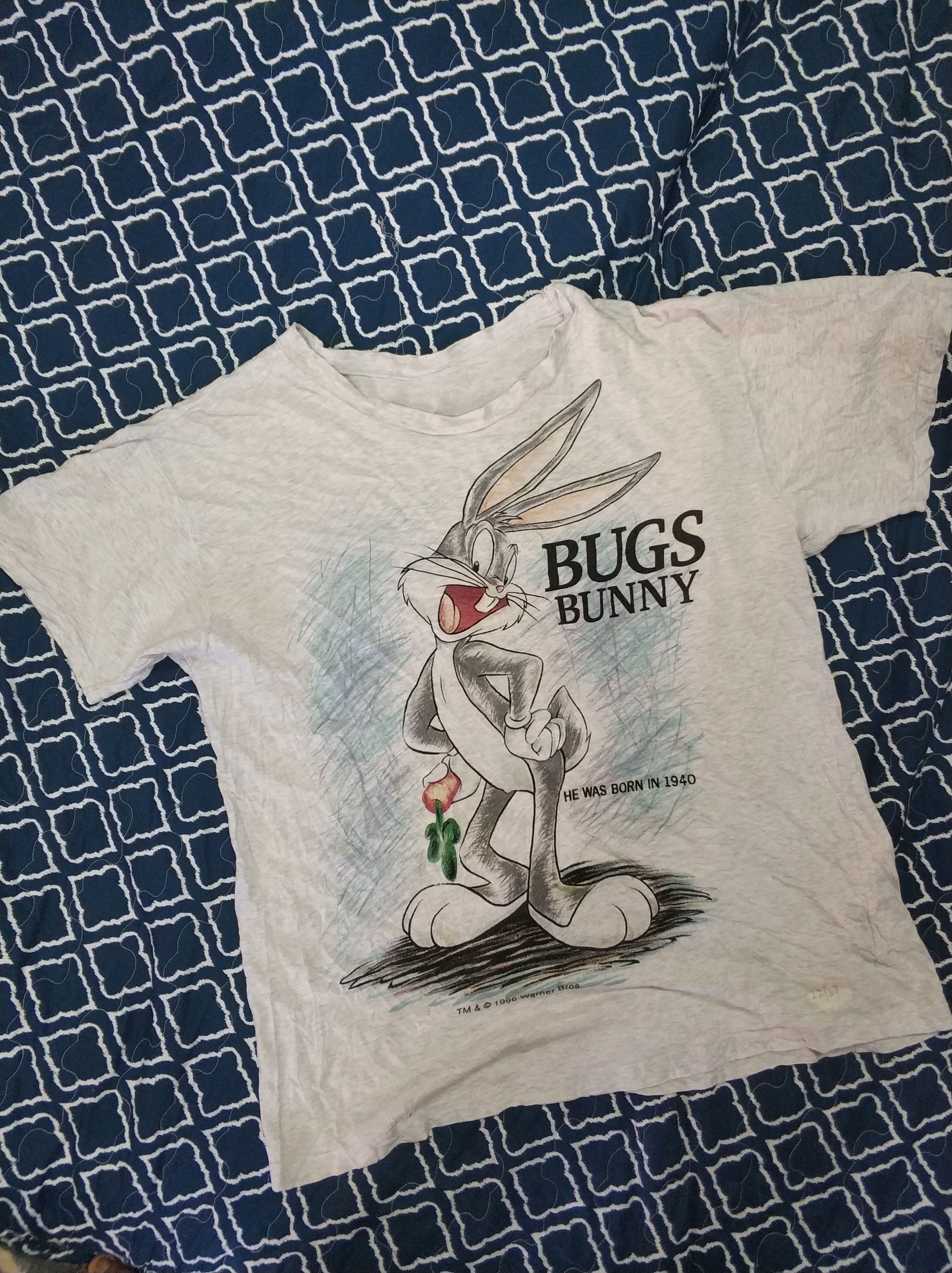 Cartoon Network 🔥Vintage Distressed Vintage 1996 Bugs Bunny Mirror Tees Size US M / EU 48-50 / 2 - 1 Thumbnail