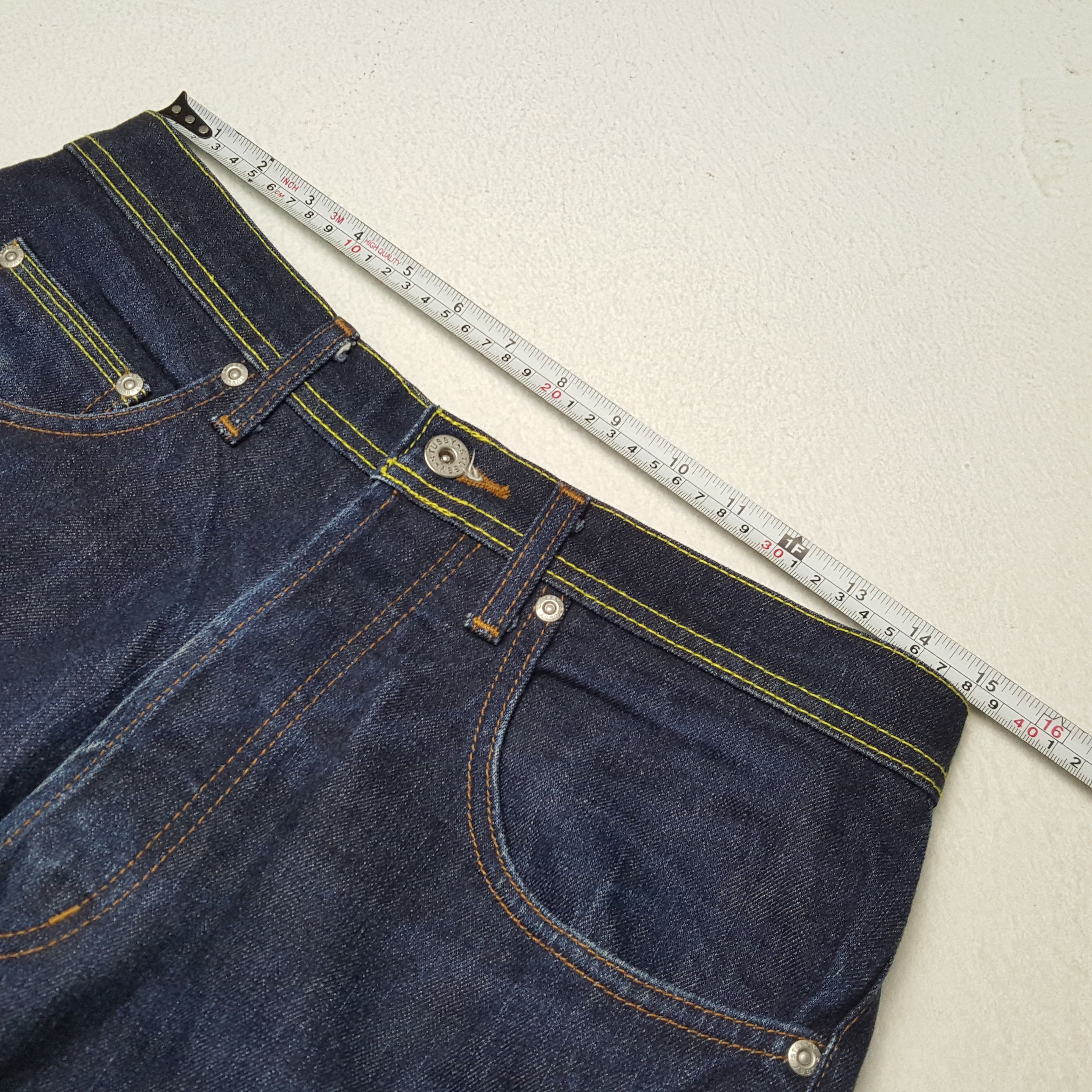 Stussy × Vintage STUSSY Streetwear Skateboard Custom Logo Style Jeans Size US 30 / EU 46 - 7 Thumbnail