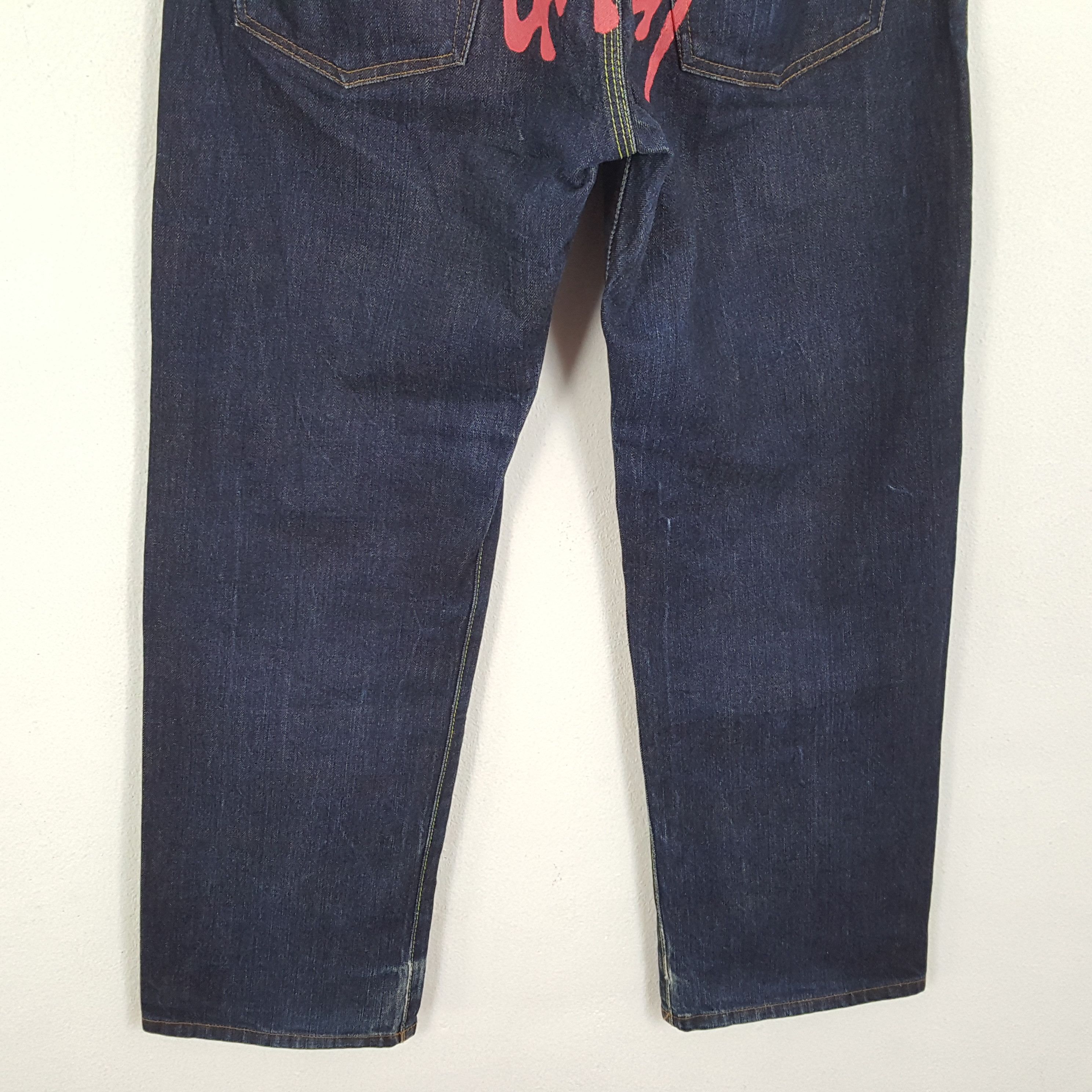 Stussy × Vintage STUSSY Streetwear Skateboard Custom Logo Style Jeans Size US 30 / EU 46 - 3 Thumbnail