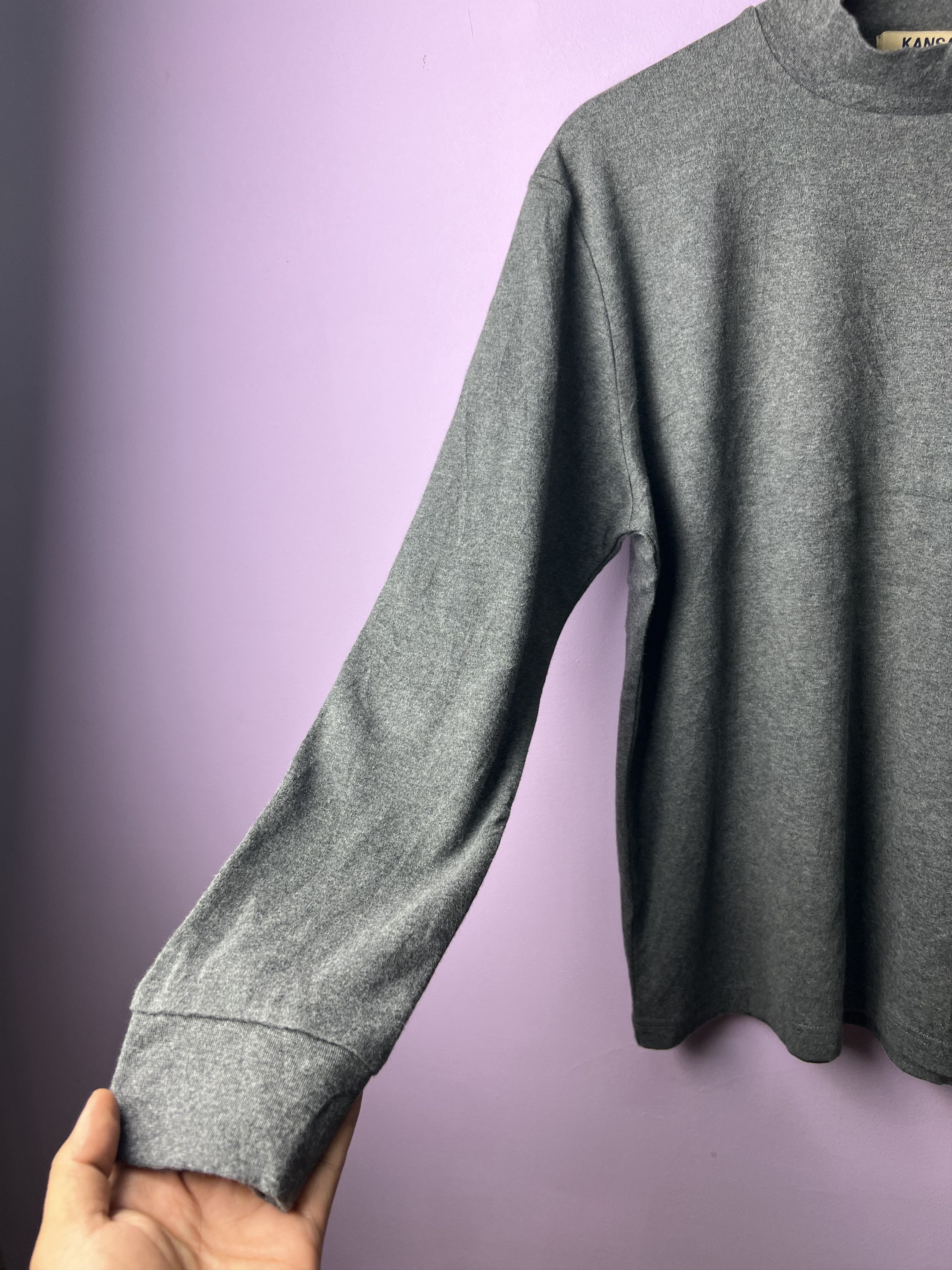 Kansai Yamamoto 🔥Kansai Jeans Mockneck Long Sleeve Tees Size US M / EU 48-50 / 2 - 8 Thumbnail