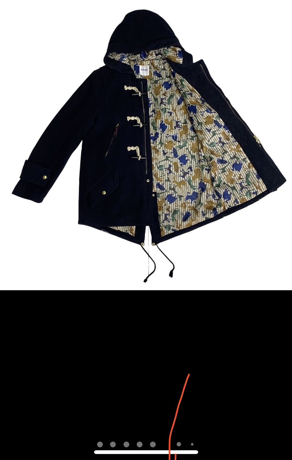 Issey Miyake × Japanese Brand × Vintage 💥 90s ISSEY MIYAKE NeNet DUFFEL COAT JACKET Size US S / EU 44-46 / 1 - 7 Thumbnail