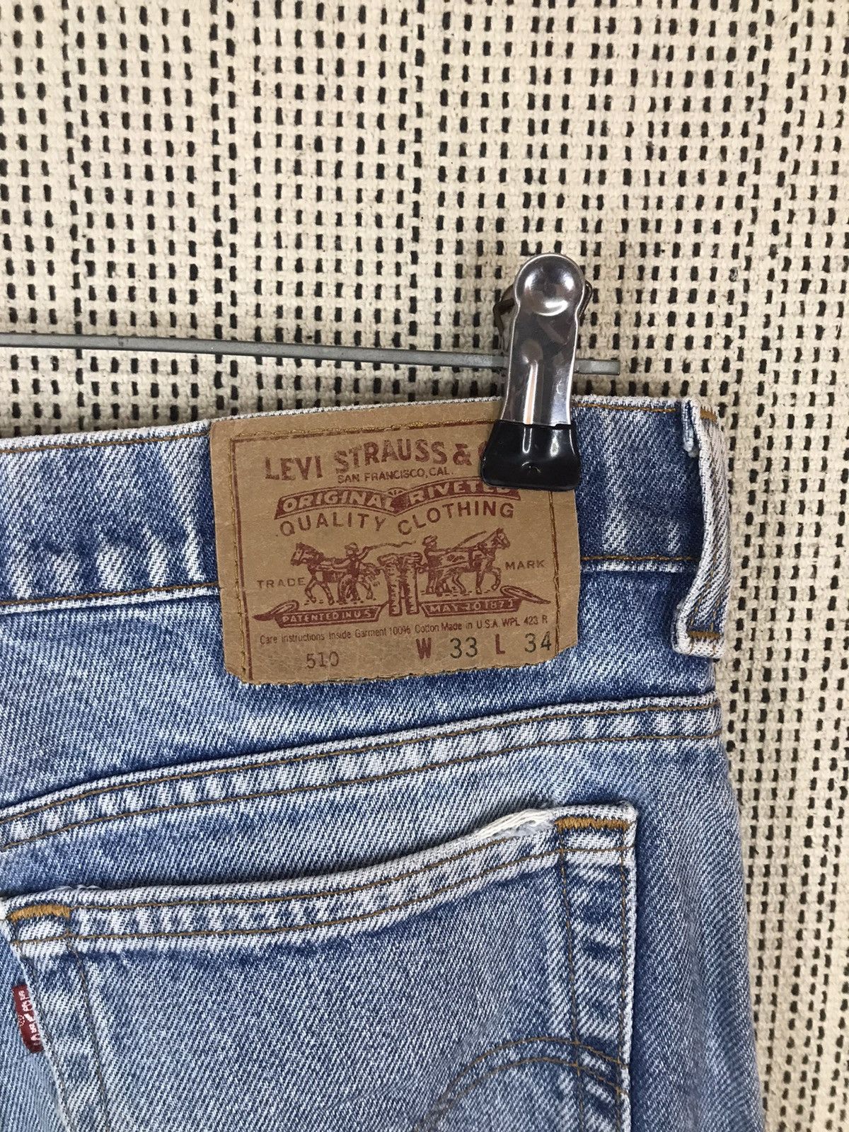 Levi's × Vintage ‼️VTG LEVIS 510 DISTRESSED DENIM Size US 32 / EU 48 - 6 Thumbnail
