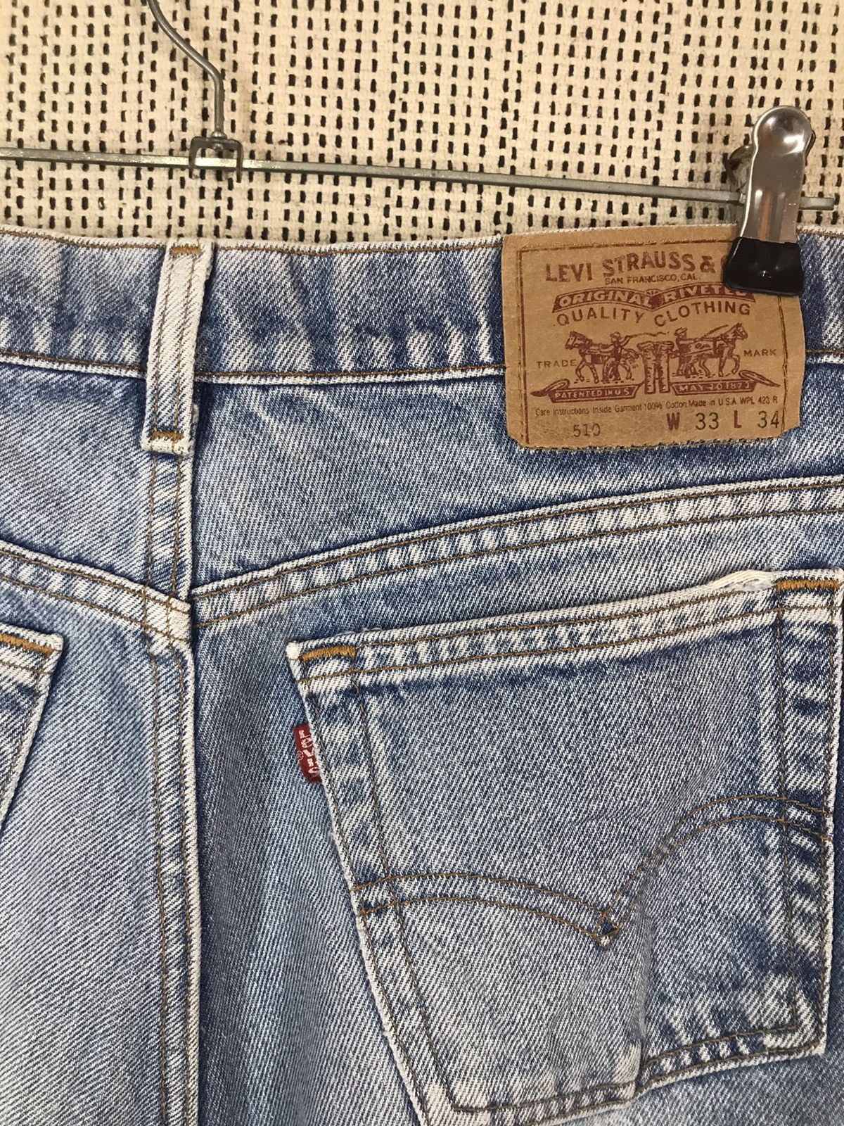 Levi's × Vintage ‼️VTG LEVIS 510 DISTRESSED DENIM Size US 32 / EU 48 - 7 Thumbnail