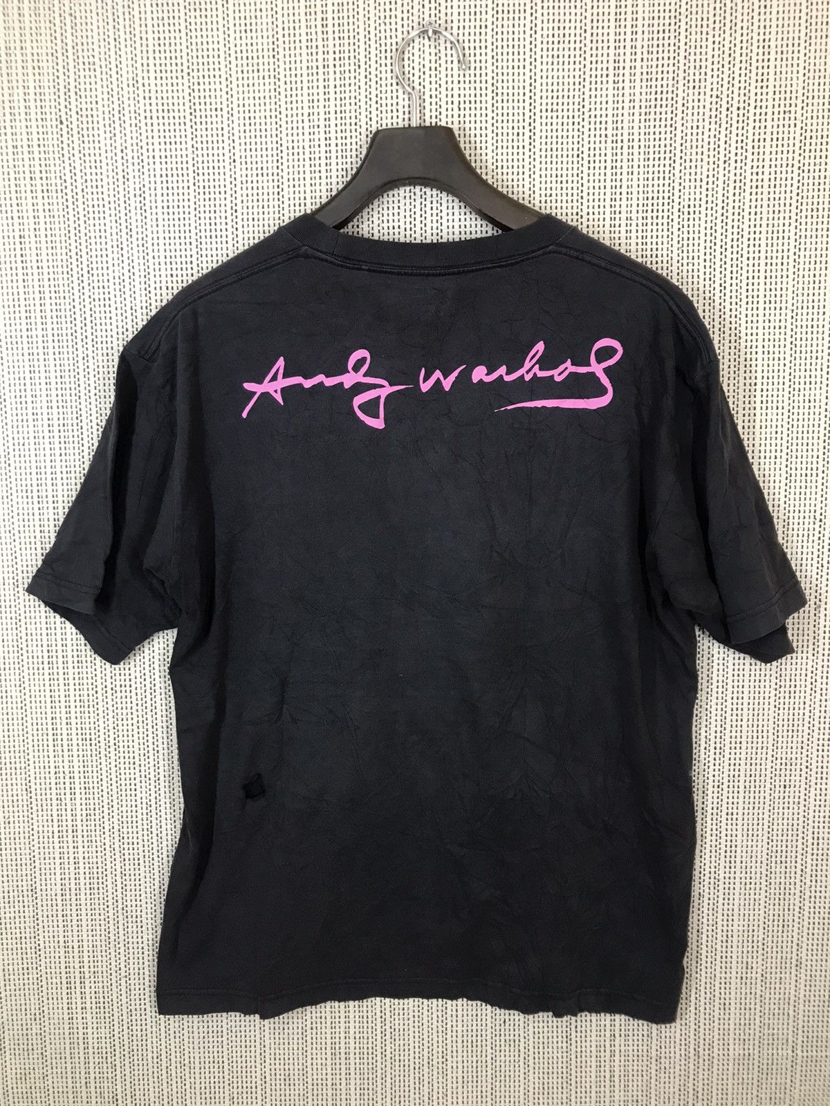 Andy Warhol ‼️ANDY WARHOL SKULL 3d PRINTED DISTRESSED TSHIRT‼️ Size US L / EU 52-54 / 3 - 6 Thumbnail