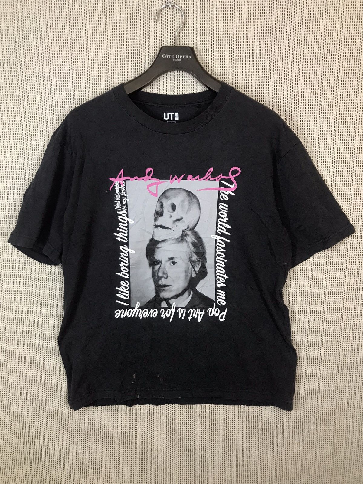 Andy Warhol ‼️ANDY WARHOL SKULL 3d PRINTED DISTRESSED TSHIRT‼️ Size US L / EU 52-54 / 3 - 1 Thumbnail