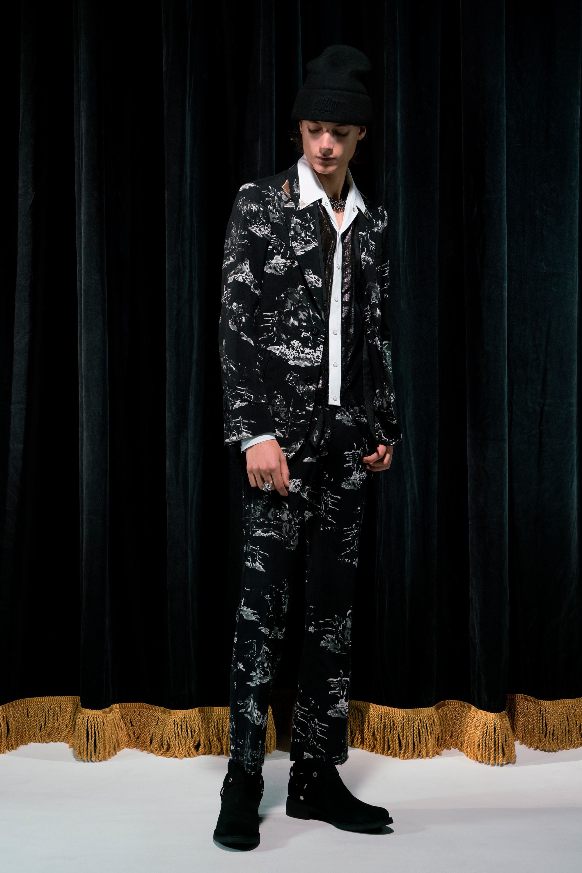 image of Takahiromiyashita The Soloist Ss18 Cowboy Suit in Western Print, Men's (Size Small)