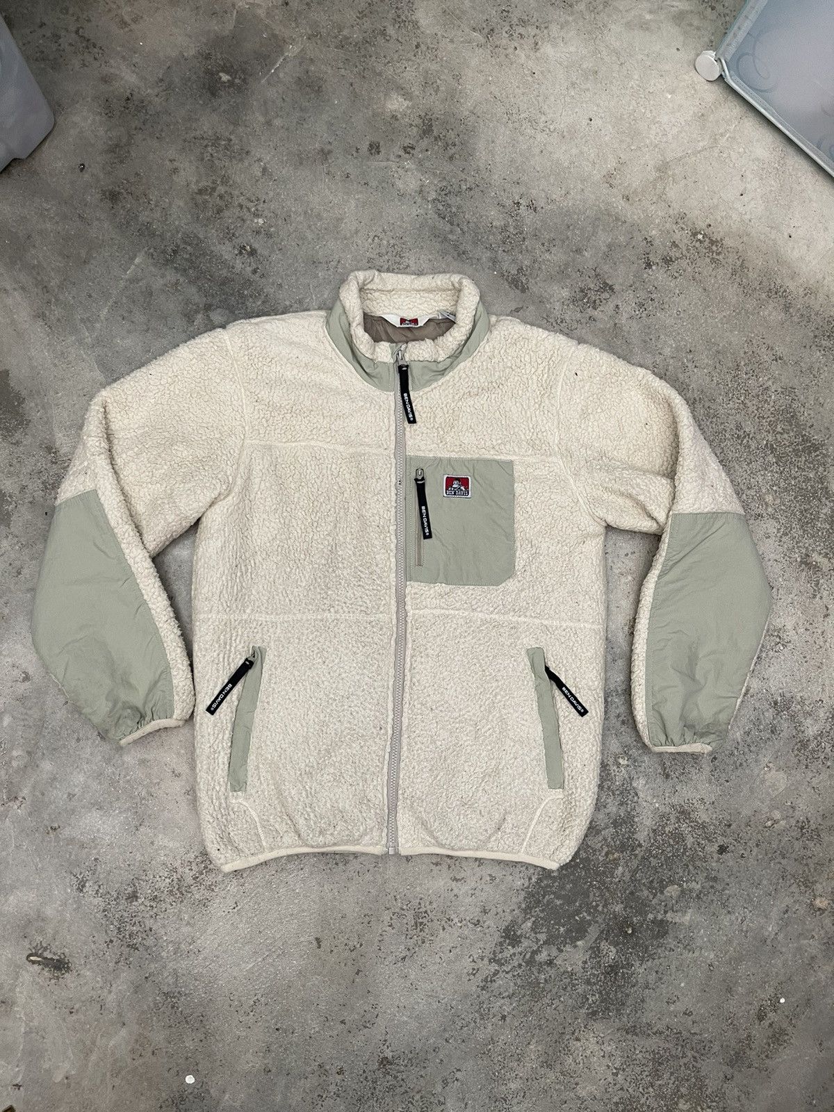 Ben Davis × Streetwear × Vintage VINTAGE BEN DAVIS SHERPA FLEECE LIGHT ...