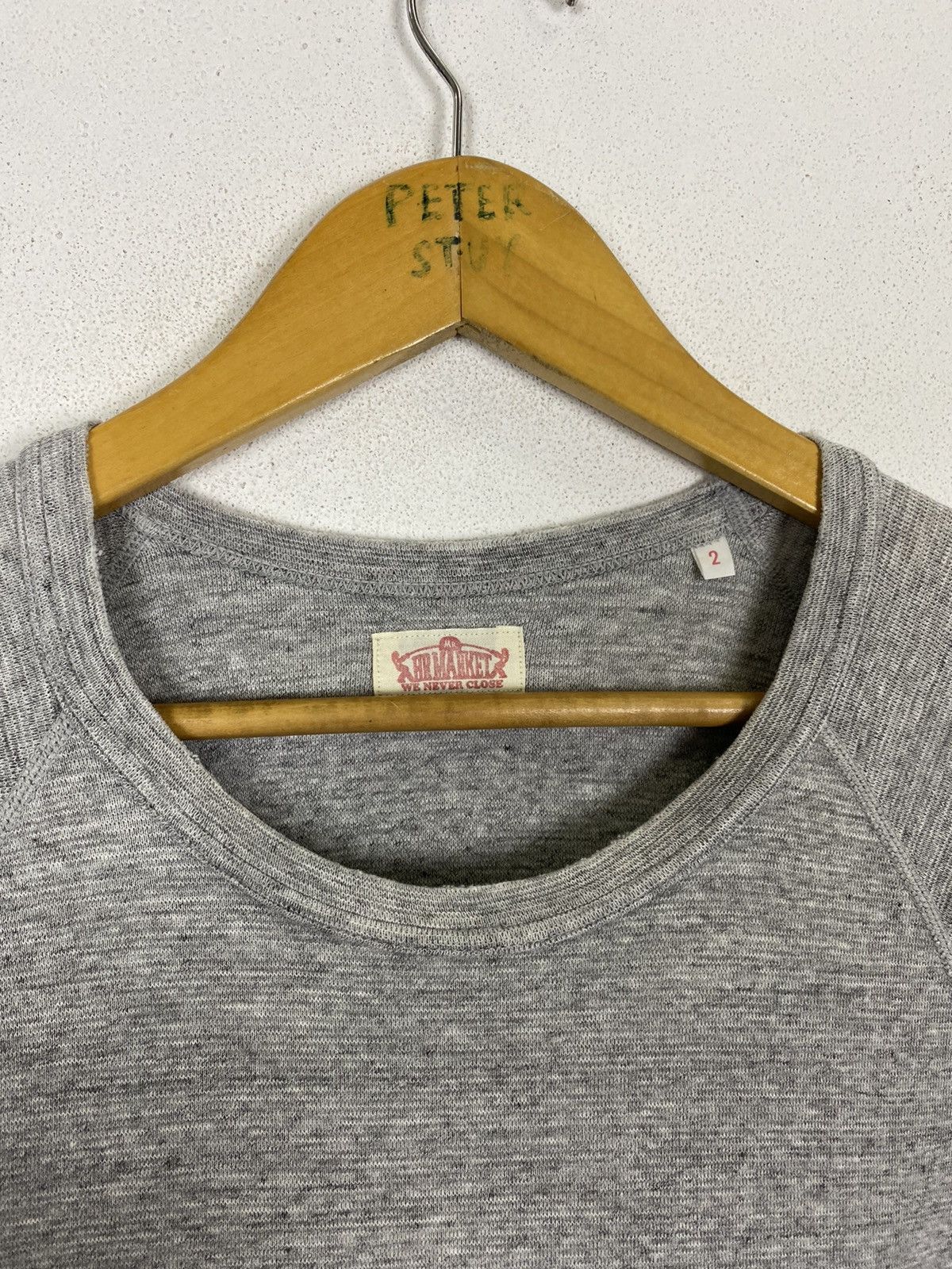 HOLLYWOOD RANCH MARKET HR MARKET PLAN GREY SHIRT Size US XS / EU 42 / 0 - 4 Thumbnail