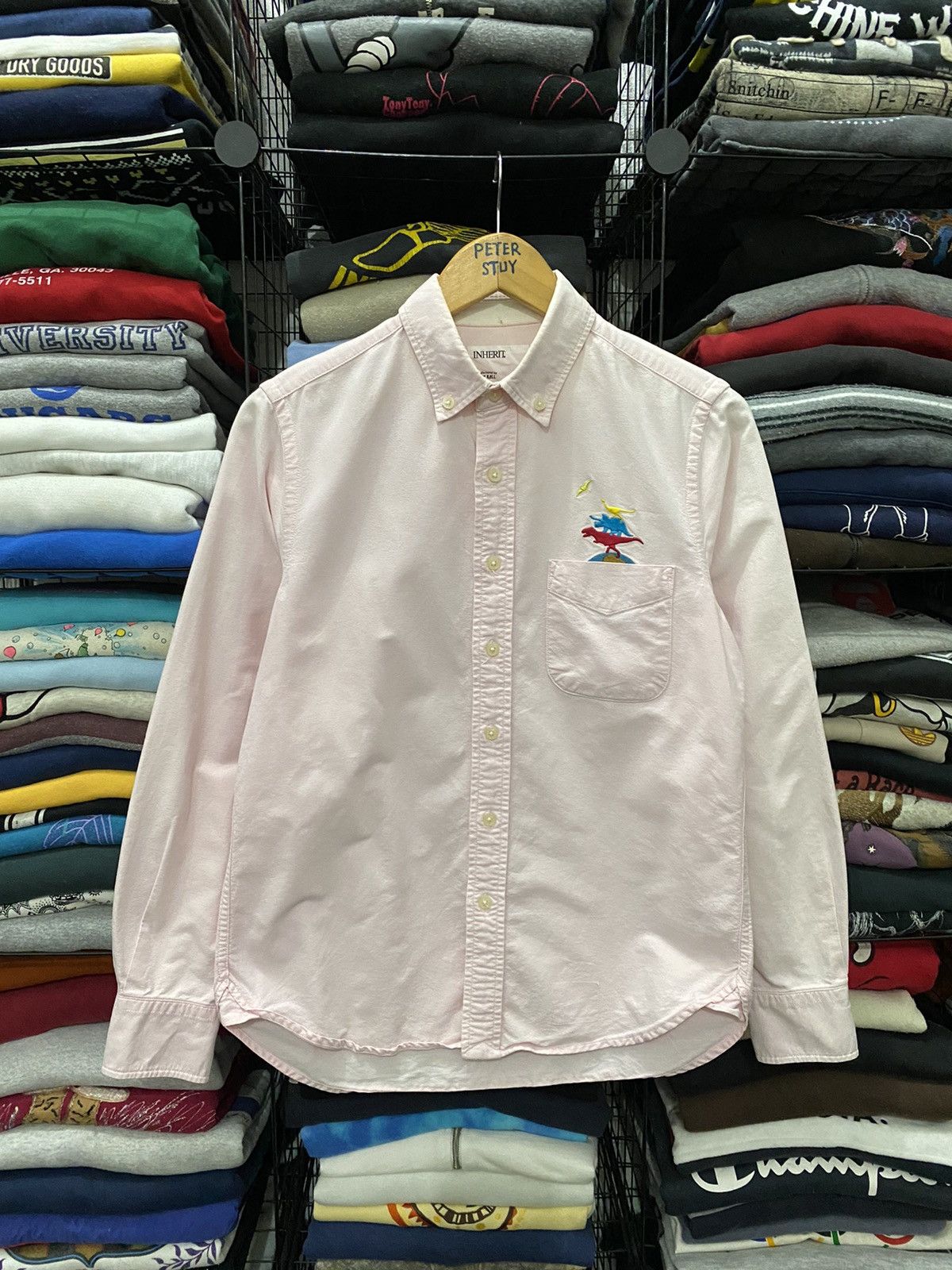 Japanese Brand INHERIT BUTTON SHIRT Size US S / EU 44-46 / 1 - 1 Thumbnail