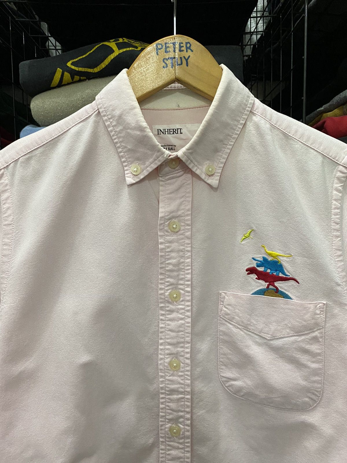 Japanese Brand INHERIT BUTTON SHIRT Size US S / EU 44-46 / 1 - 2 Thumbnail
