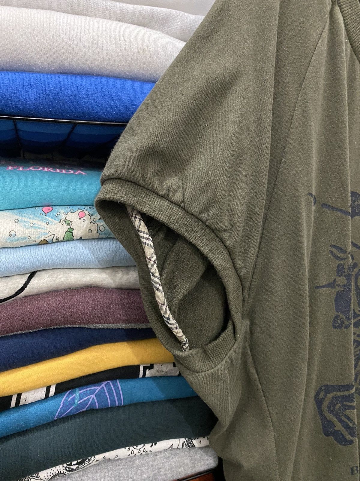 Burberry BURBERRY BLUE LABEL BIG LOGO SHORT SLEEVE SWEATSHIRT Size US L / EU 52-54 / 3 - 4 Thumbnail