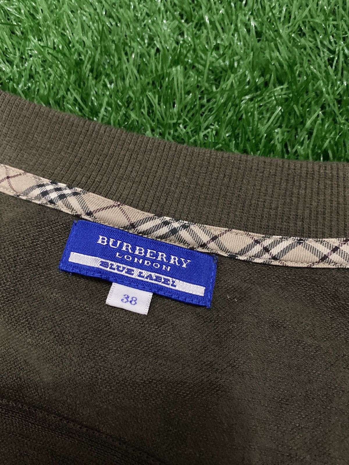 Burberry BURBERRY BLUE LABEL BIG LOGO SHORT SLEEVE SWEATSHIRT Size US L / EU 52-54 / 3 - 6 Thumbnail