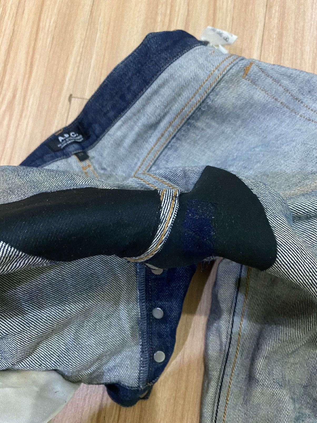 A.P.C. APC BLUE DISTRESS DENIME PANT Size US 31 - 18 Thumbnail