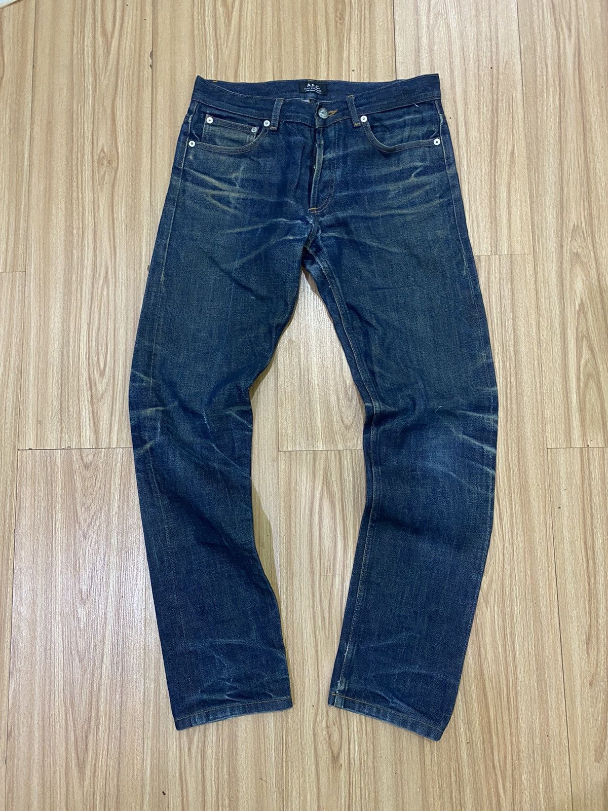 A.P.C. APC BLUE DISTRESS DENIME PANT Size US 31 - 1 Thumbnail