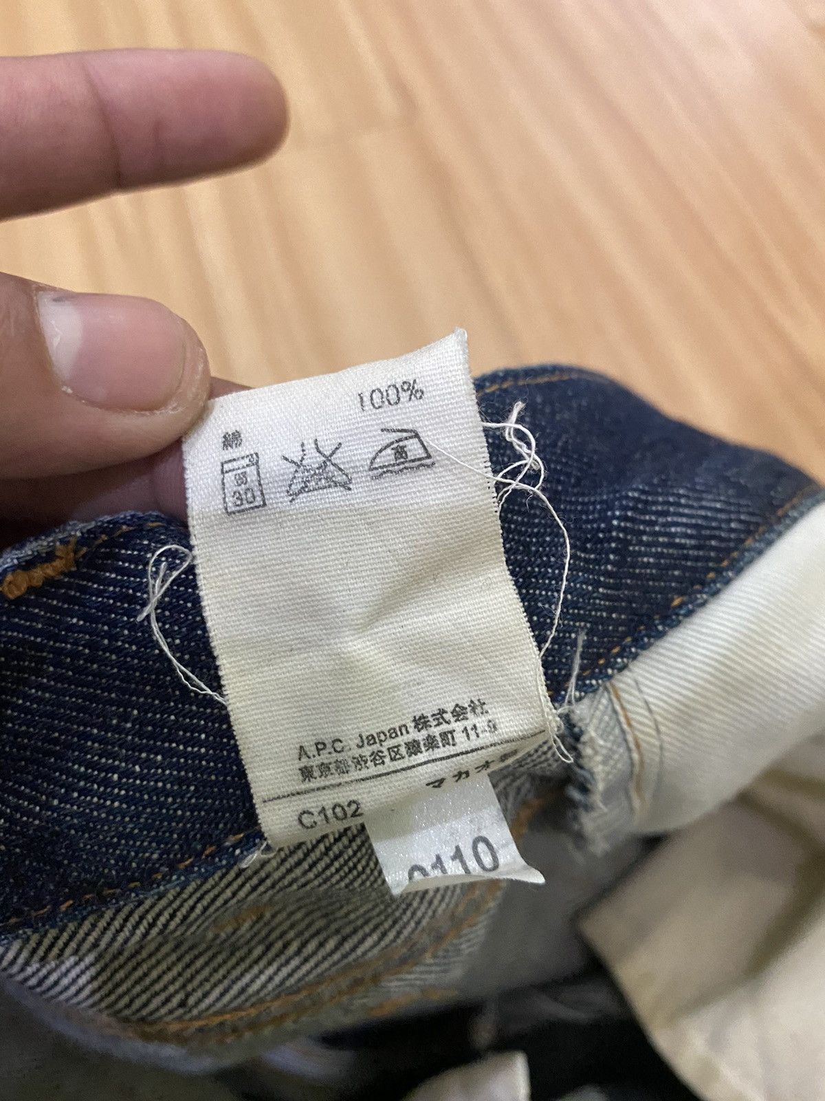 A.P.C. APC BLUE DISTRESS DENIME PANT Size US 31 - 15 Thumbnail