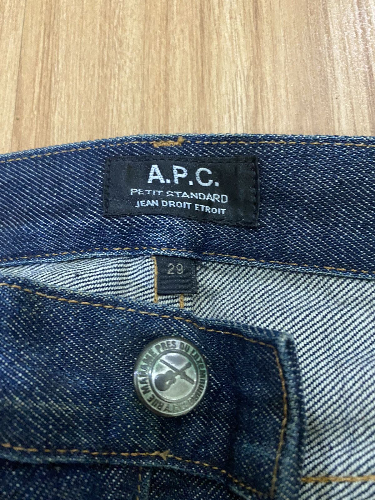 A.P.C. APC BLUE DISTRESS DENIME PANT Size US 31 - 13 Thumbnail