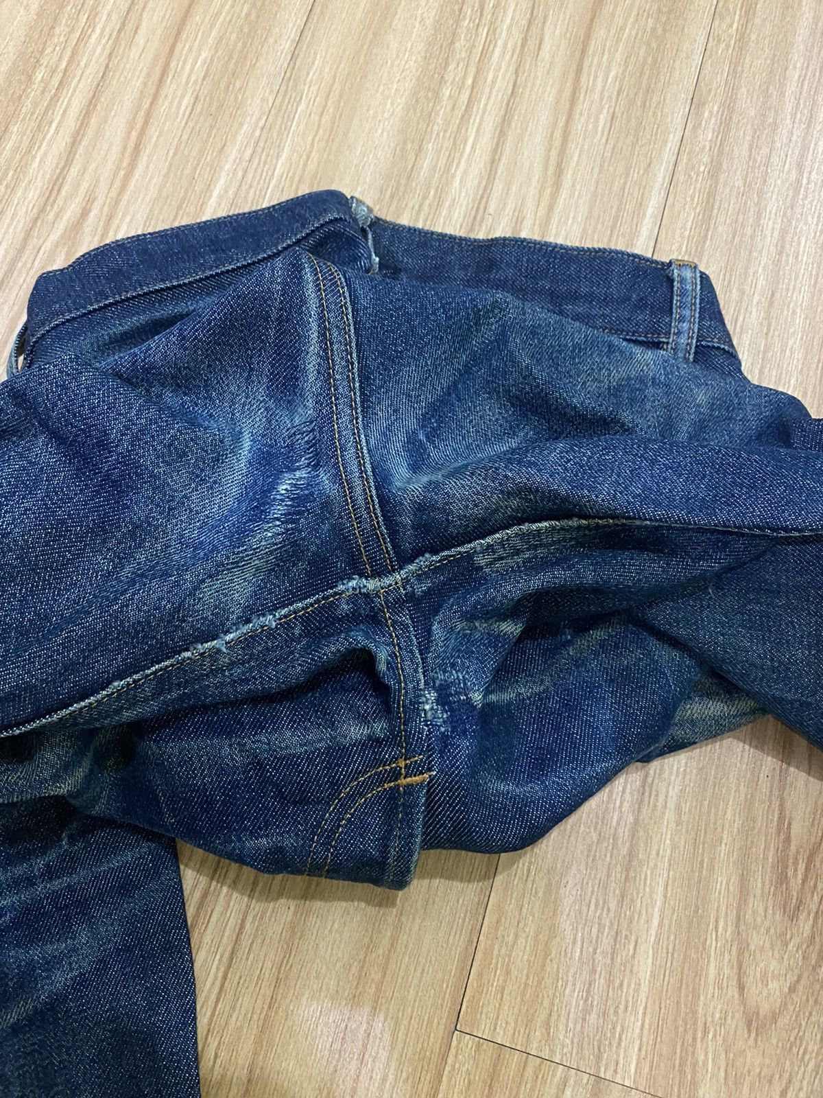 A.P.C. APC BLUE DISTRESS DENIME PANT Size US 31 - 10 Thumbnail