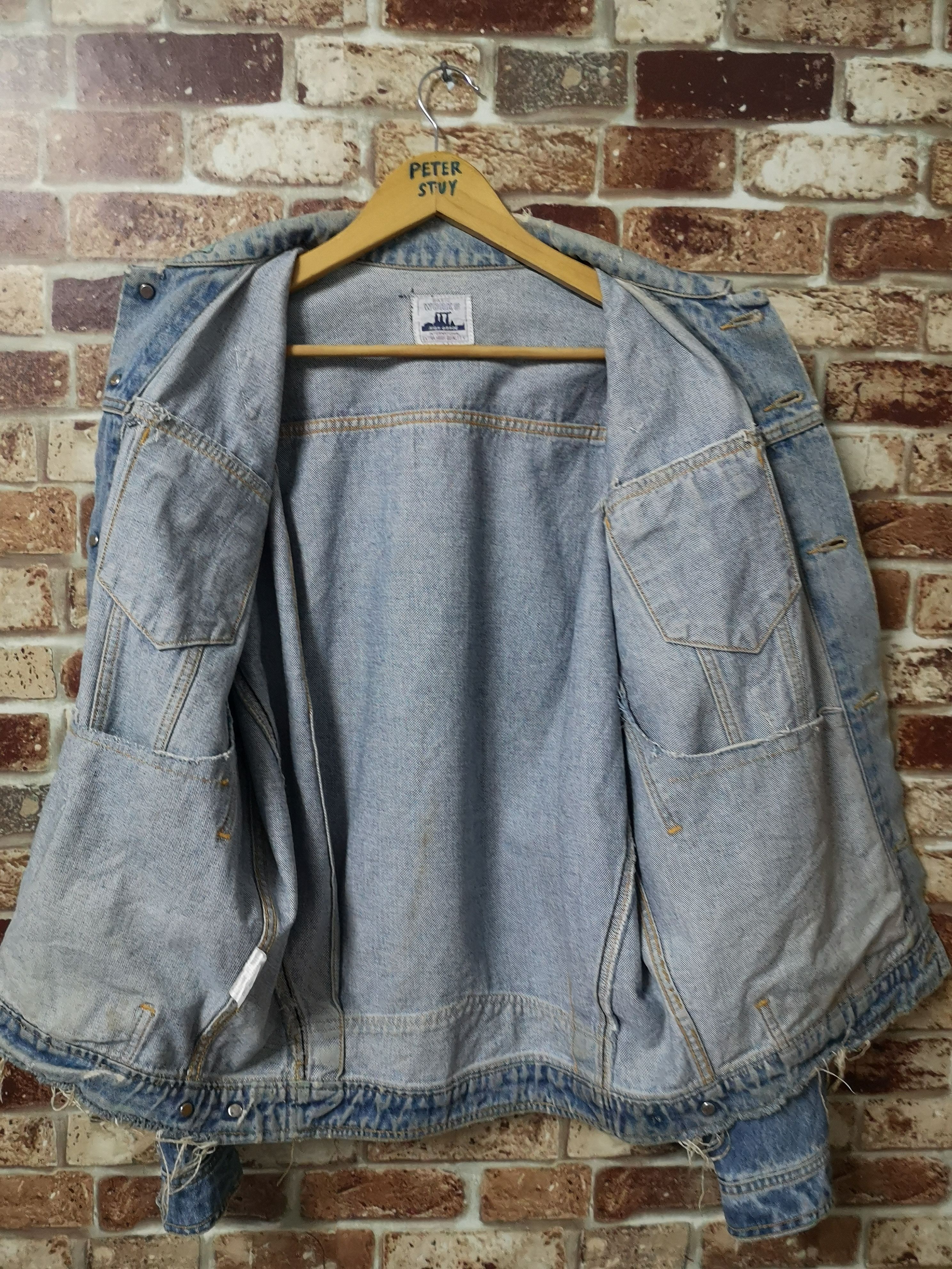 Vintage 🔥RARE🔥Vintage Denime Patch Work Jacket Nice Style Size US L / EU 52-54 / 3 - 15 Thumbnail