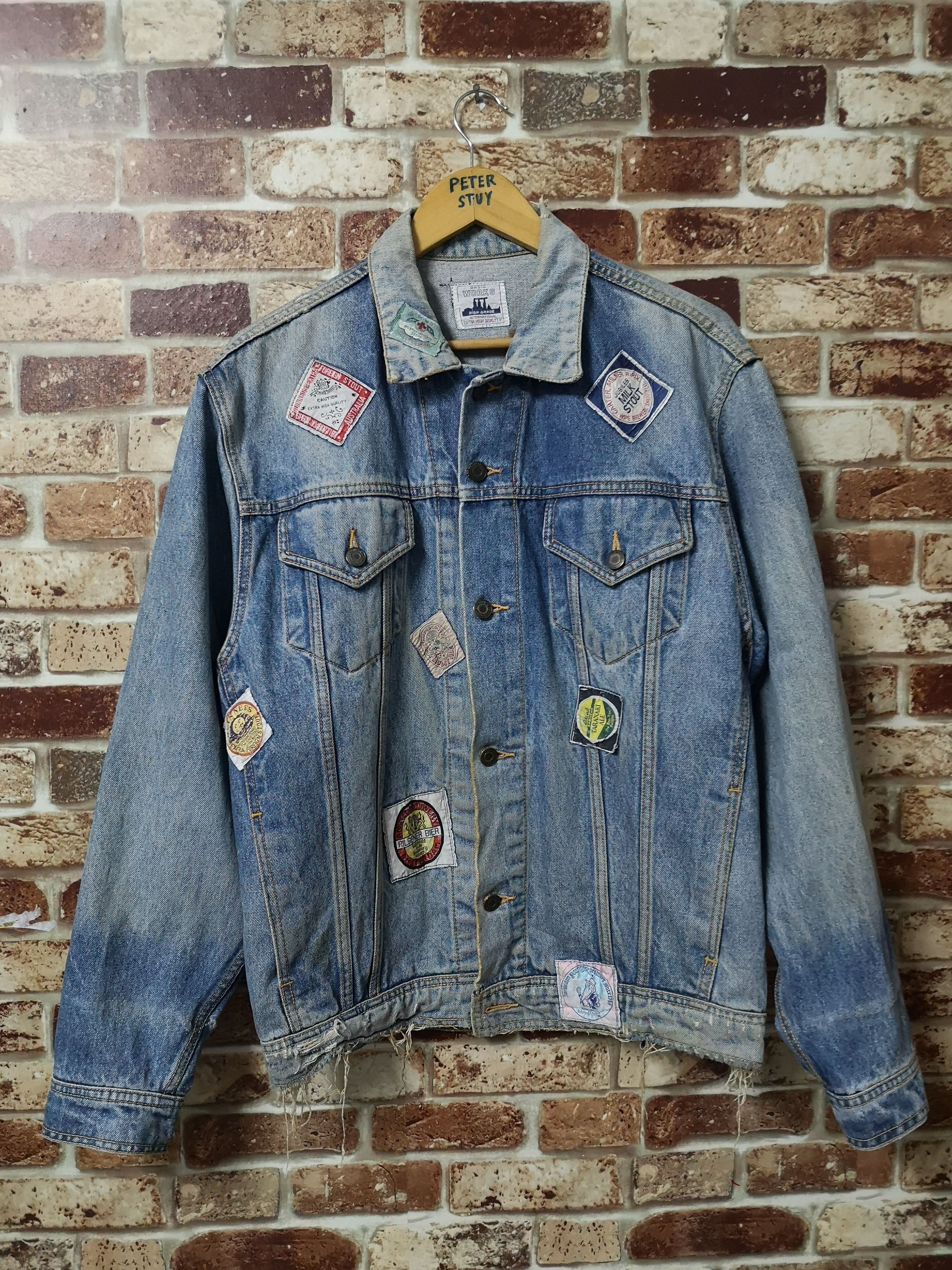 Vintage 🔥RARE🔥Vintage Denime Patch Work Jacket Nice Style Size US L / EU 52-54 / 3 - 1 Thumbnail