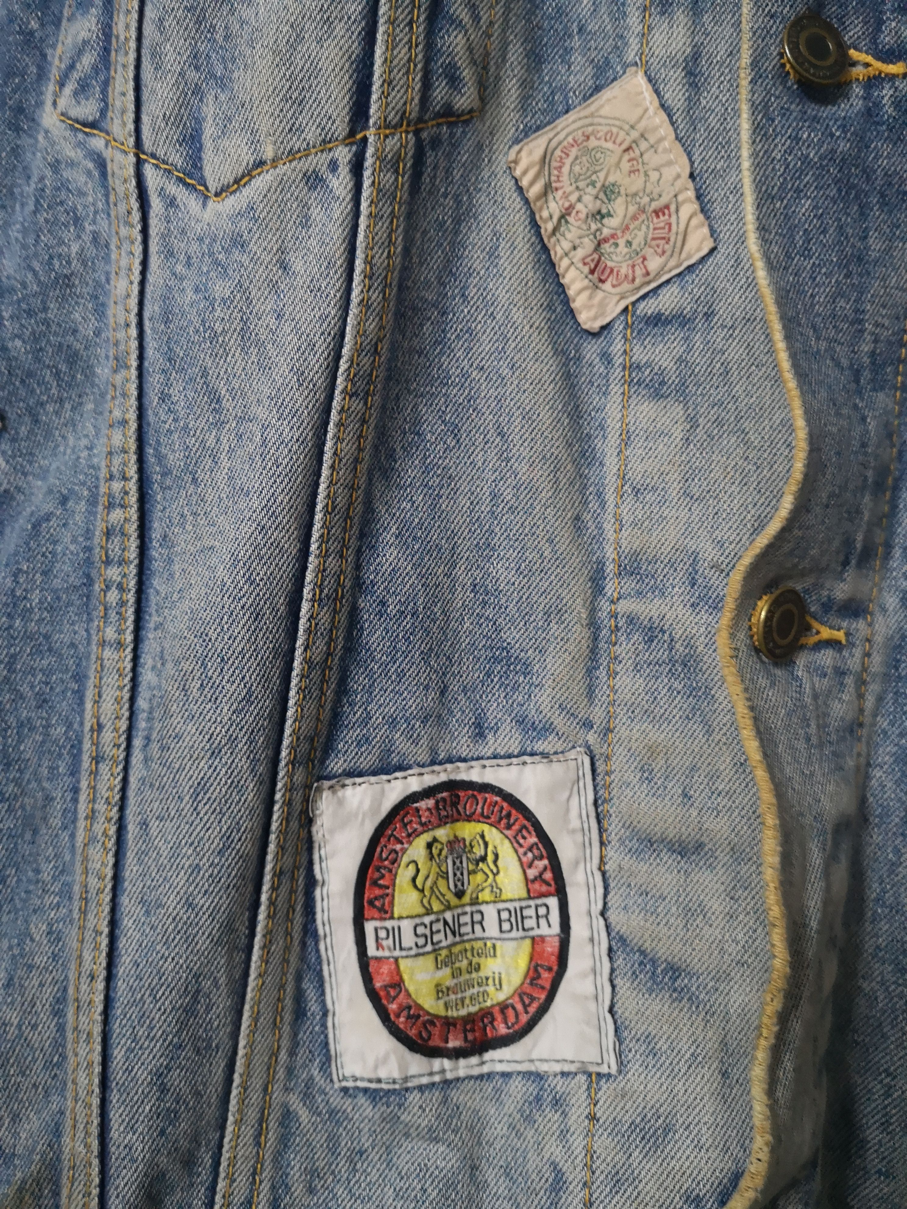 Vintage 🔥RARE🔥Vintage Denime Patch Work Jacket Nice Style Size US L / EU 52-54 / 3 - 8 Thumbnail