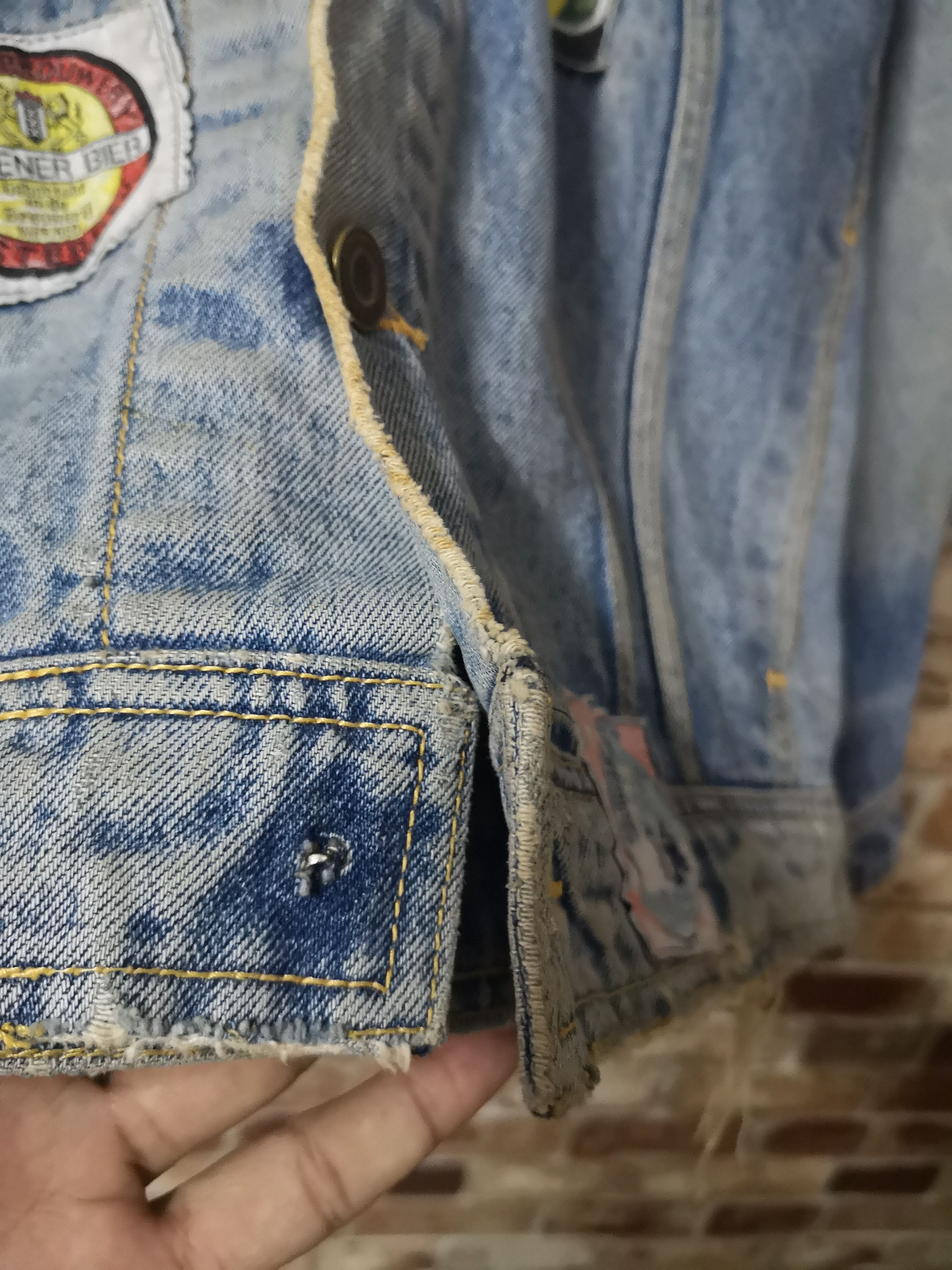 Vintage 🔥RARE🔥Vintage Denime Patch Work Jacket Nice Style Size US L / EU 52-54 / 3 - 10 Thumbnail