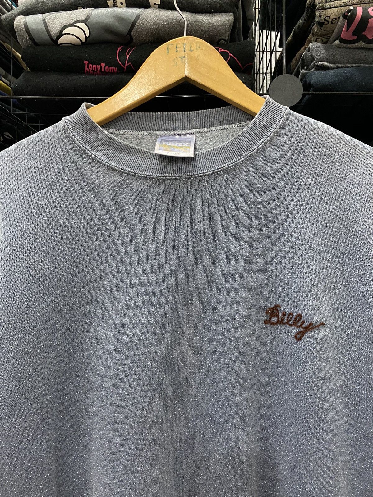 Tultex × Vintage VINTAGE 80’s BILLY SWEATSHIRT Size US XL / EU 56 / 4 - 3 Thumbnail