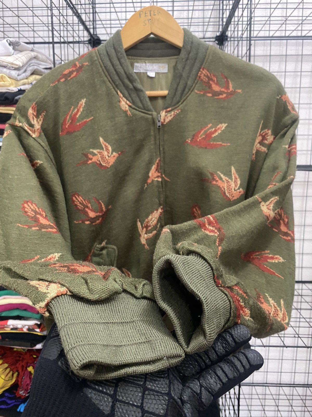 Japanese Brand × Vintage Vintage Charge by Renown Bomber Jacket Nice Design Size US M / EU 48-50 / 2 - 6 Thumbnail