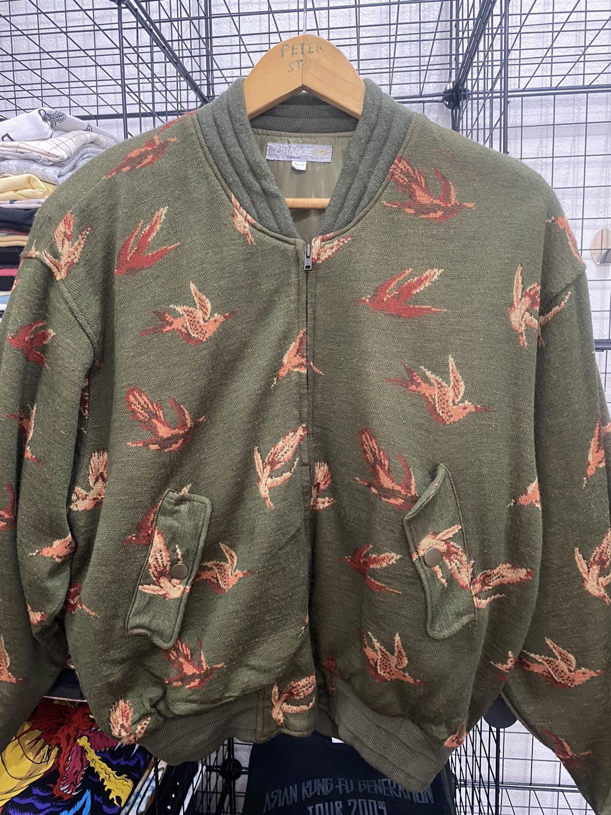 Japanese Brand × Vintage Vintage Charge by Renown Bomber Jacket Nice Design Size US M / EU 48-50 / 2 - 5 Thumbnail