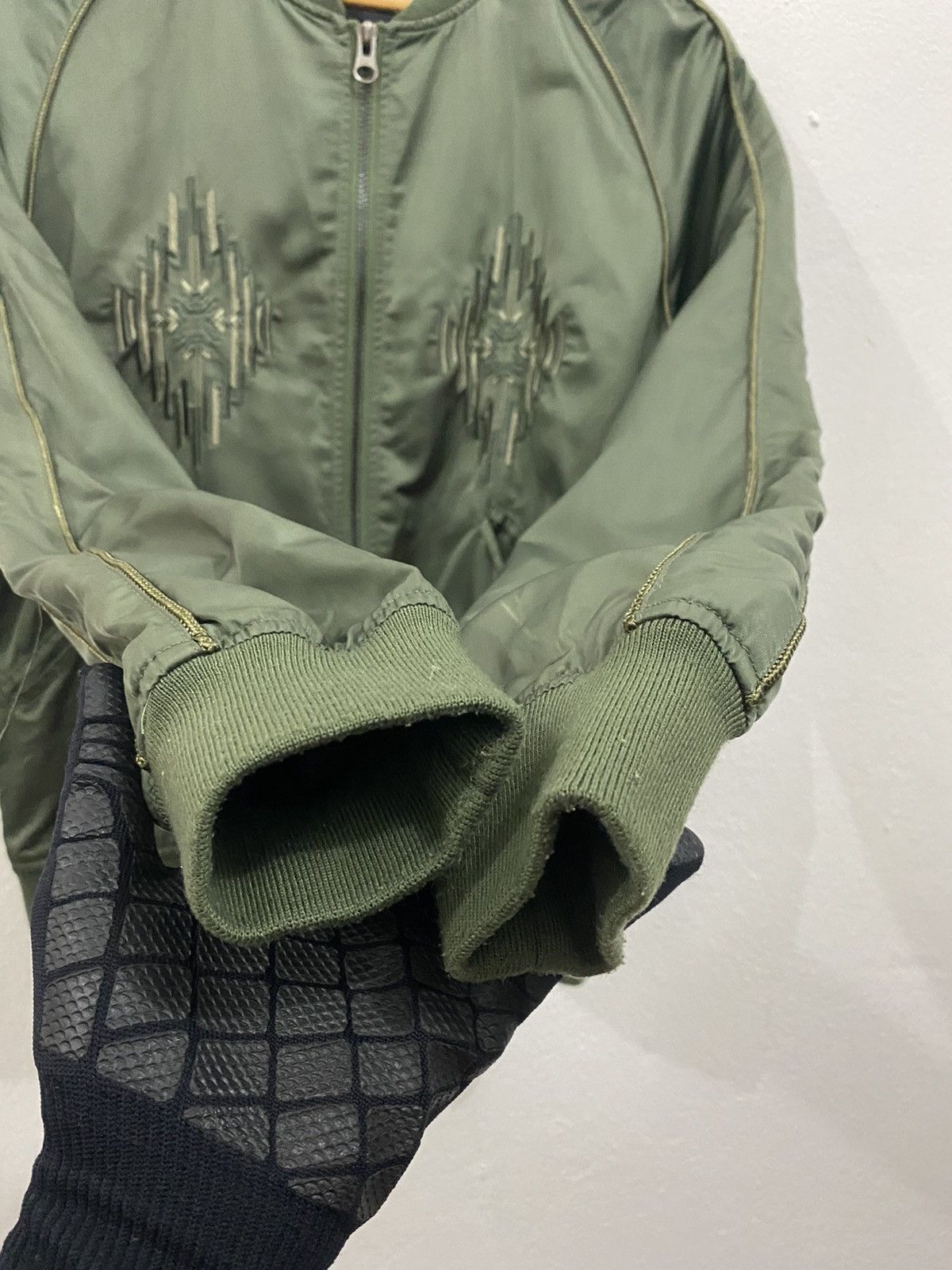 Japanese Brand M.F EDITORIAL BOMBER JACKET NICE DESIGN Size US M / EU 48-50 / 2 - 5 Thumbnail