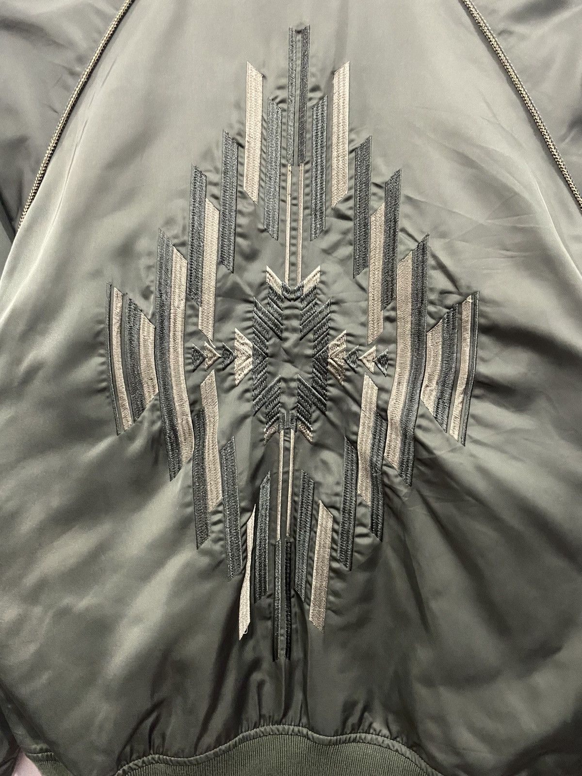 Japanese Brand M.F EDITORIAL BOMBER JACKET NICE DESIGN Size US M / EU 48-50 / 2 - 6 Thumbnail