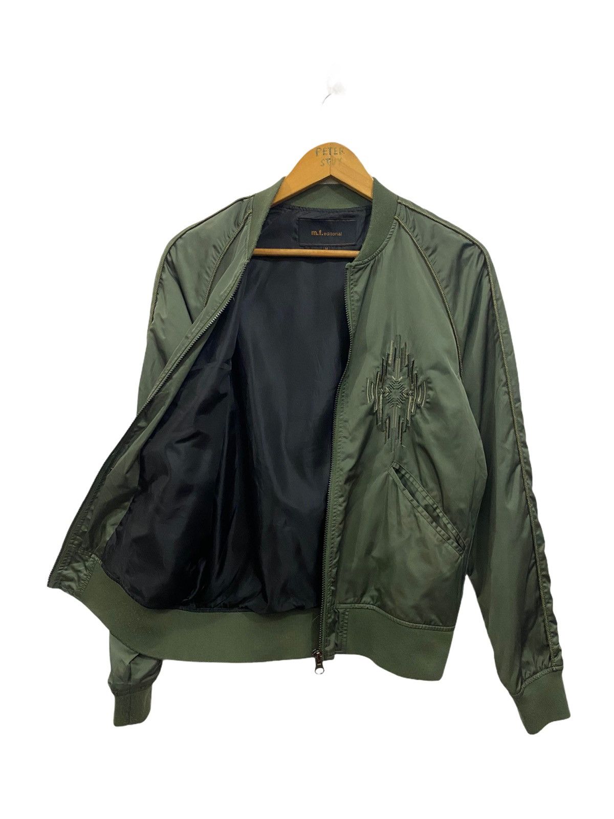 Japanese Brand M.F EDITORIAL BOMBER JACKET NICE DESIGN Size US M / EU 48-50 / 2 - 1 Thumbnail