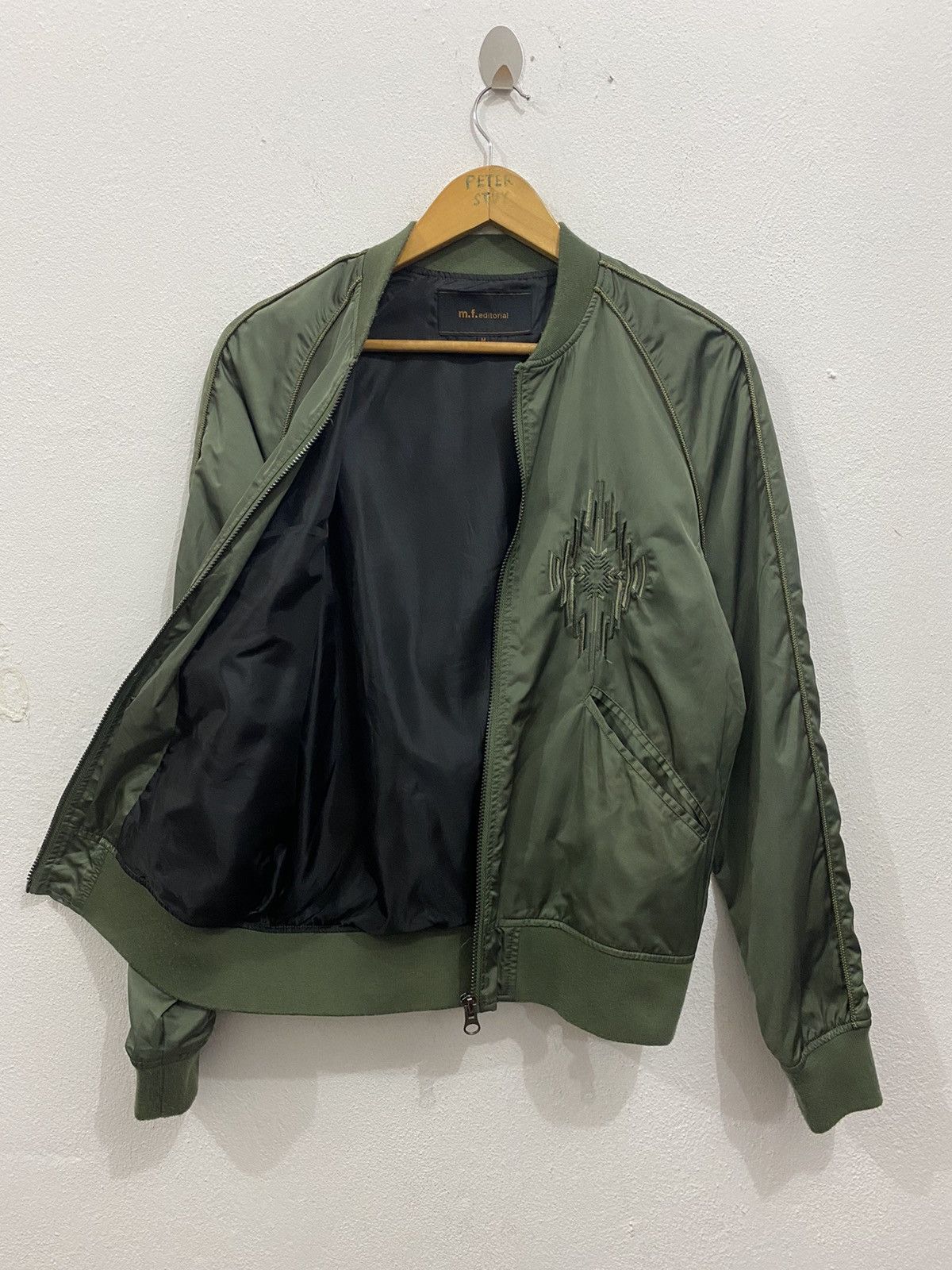 Japanese Brand M.F EDITORIAL BOMBER JACKET NICE DESIGN Size US M / EU 48-50 / 2 - 4 Thumbnail