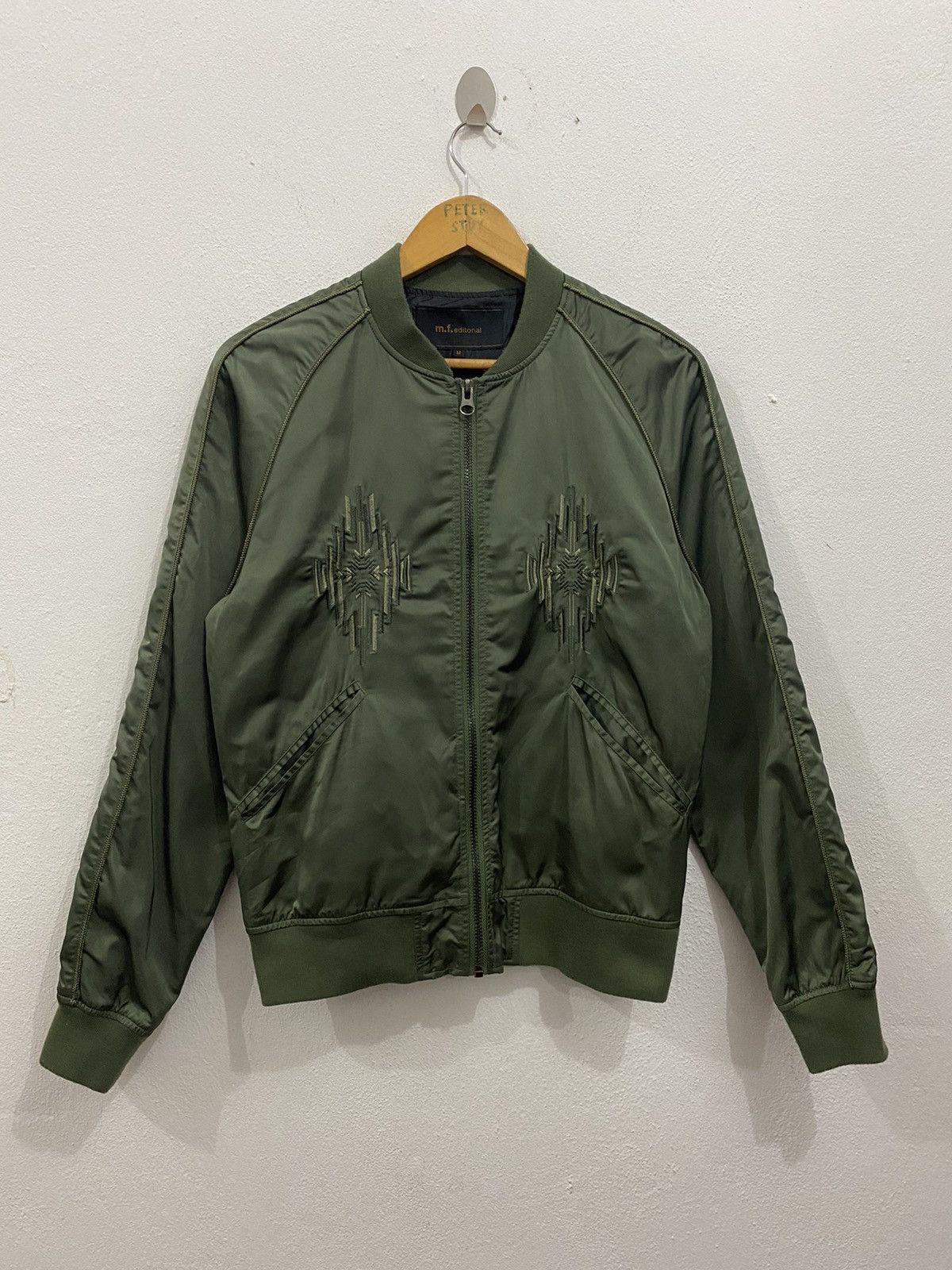 Japanese Brand M.F EDITORIAL BOMBER JACKET NICE DESIGN Size US M / EU 48-50 / 2 - 2 Thumbnail