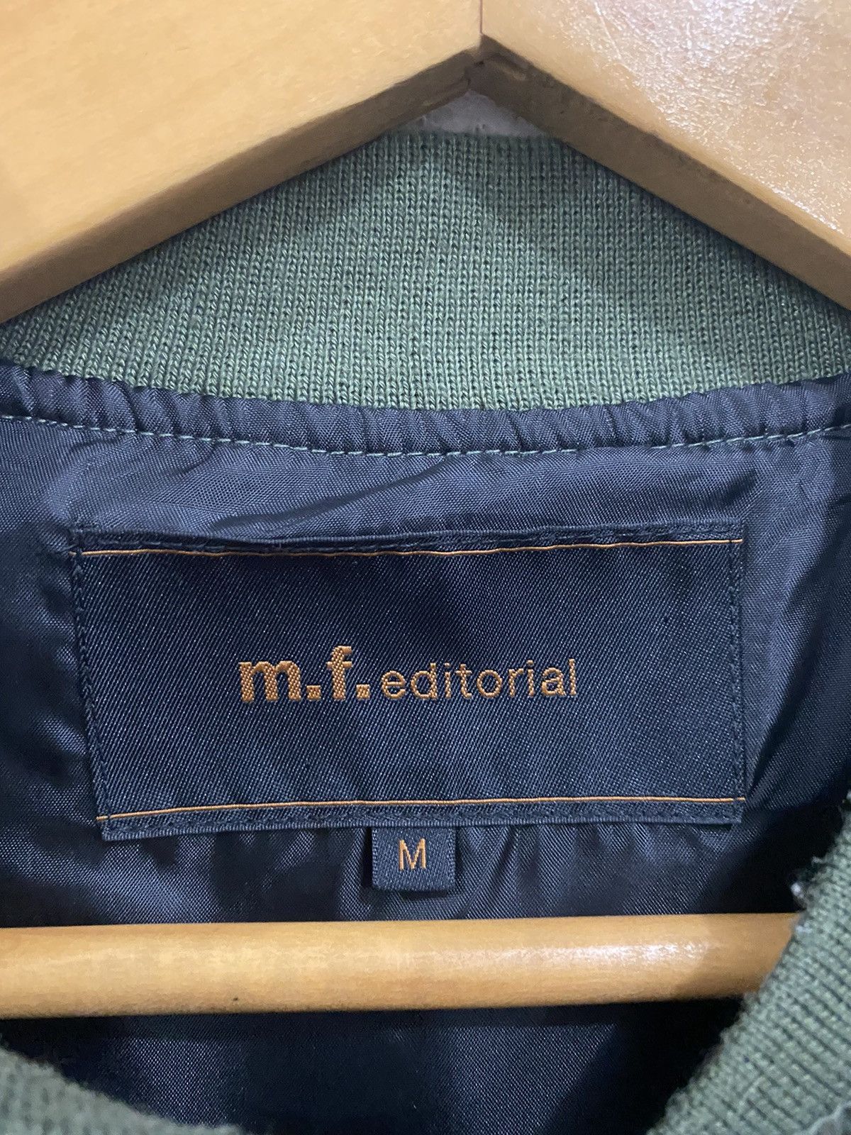 Japanese Brand M.F EDITORIAL BOMBER JACKET NICE DESIGN Size US M / EU 48-50 / 2 - 9 Thumbnail