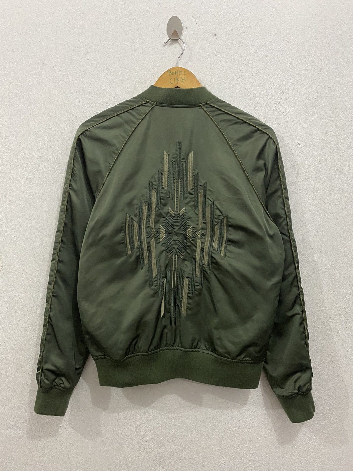 Japanese Brand M.F EDITORIAL BOMBER JACKET NICE DESIGN Size US M / EU 48-50 / 2 - 3 Thumbnail