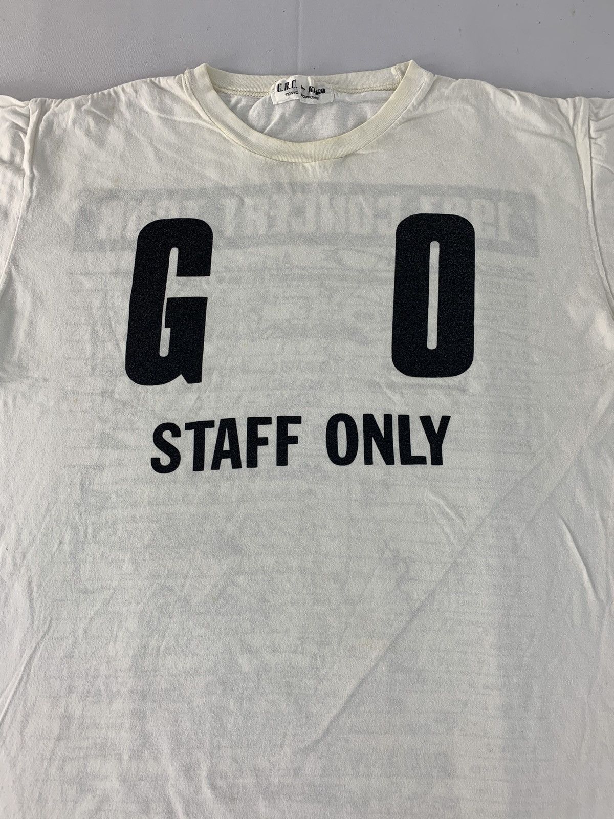 Band Tees C.B.C by Kiko GO Staff Only 1987 Concert Tour Printed Tee Size M / US 6-8 / IT 42-44 - 3 Thumbnail