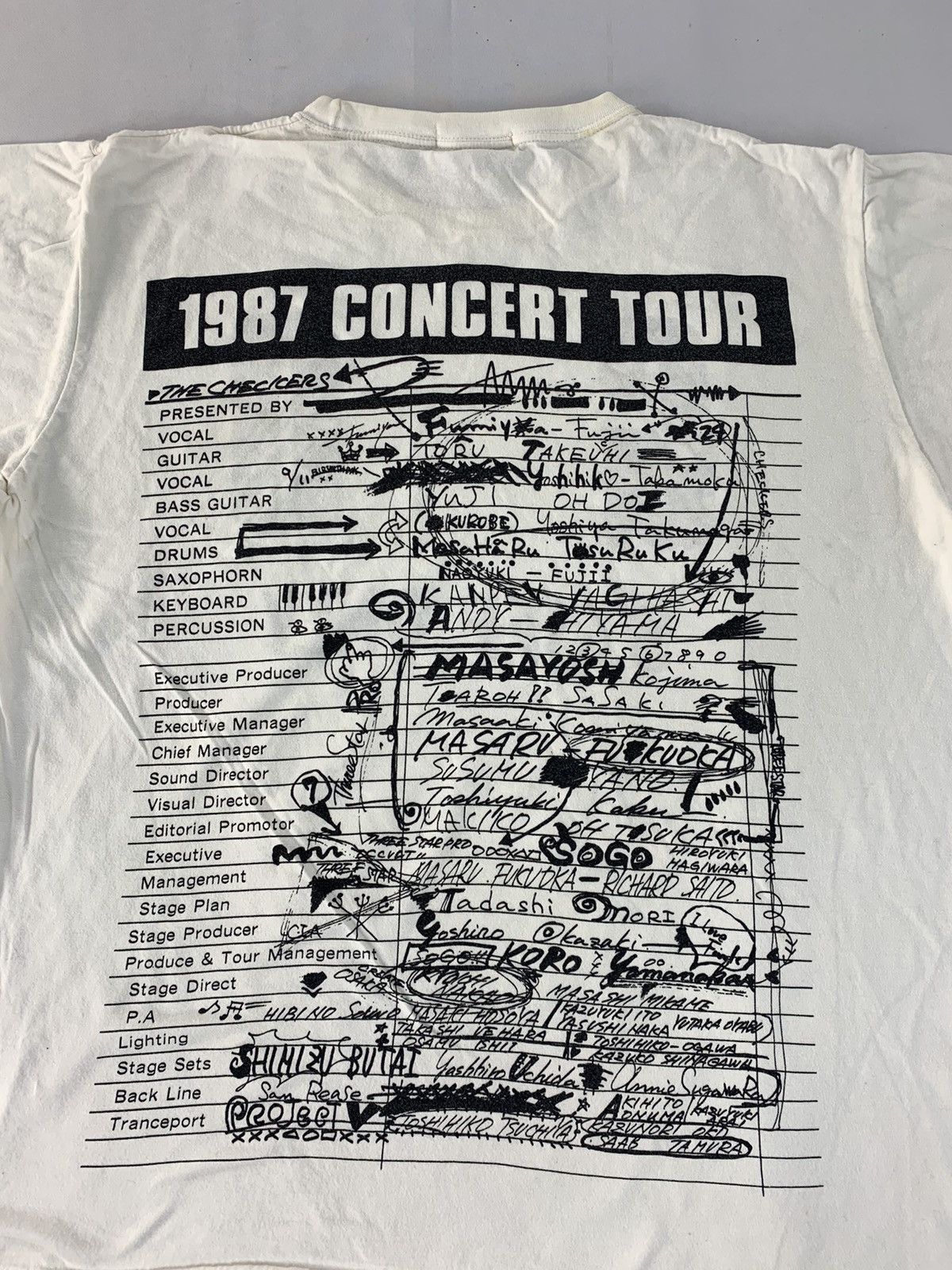 Band Tees C.B.C by Kiko GO Staff Only 1987 Concert Tour Printed Tee Size M / US 6-8 / IT 42-44 - 4 Thumbnail
