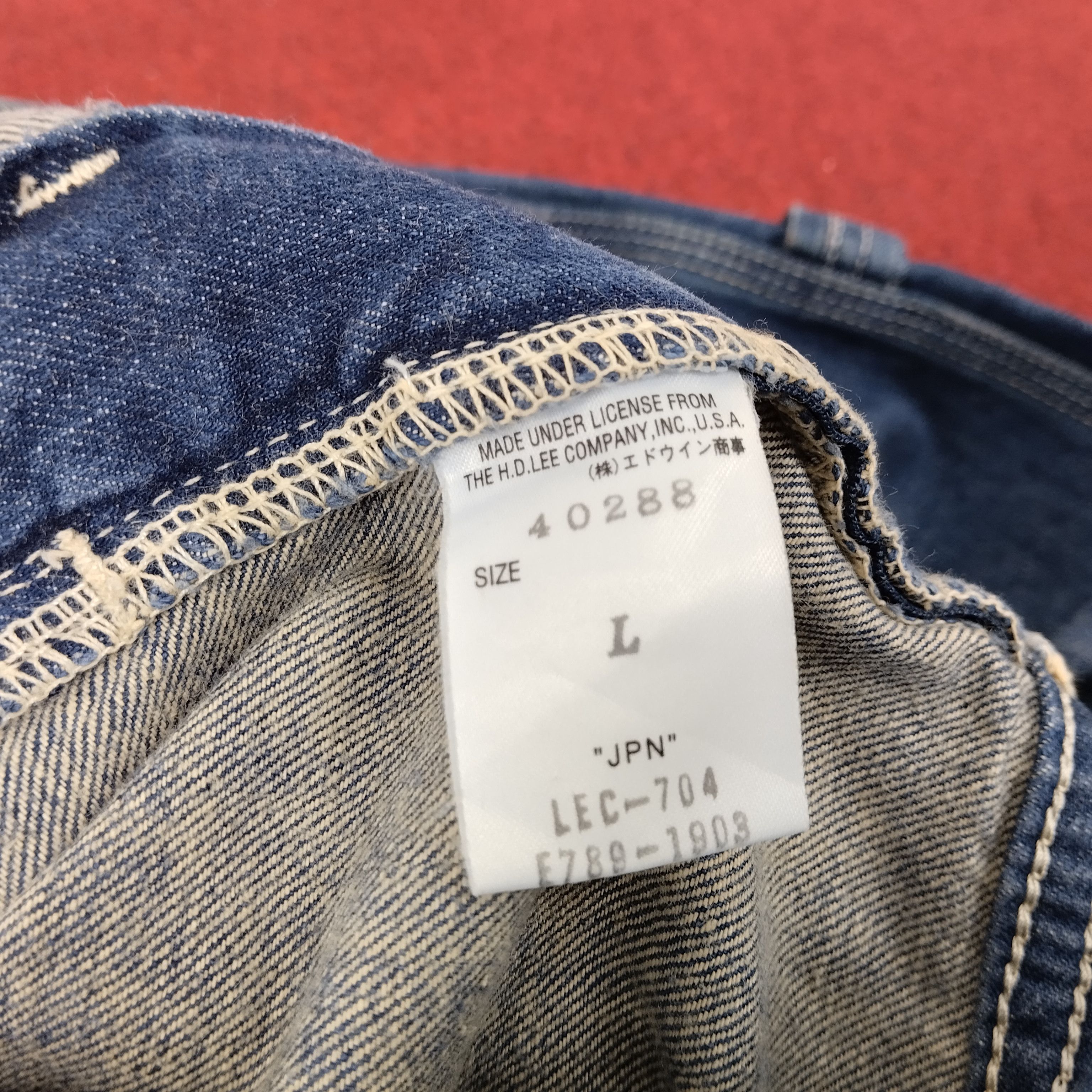 Lee × Vintage LEE American Skateboard Streetwear Style Carpenter Pants Size US 32 / EU 48 - 9 Thumbnail