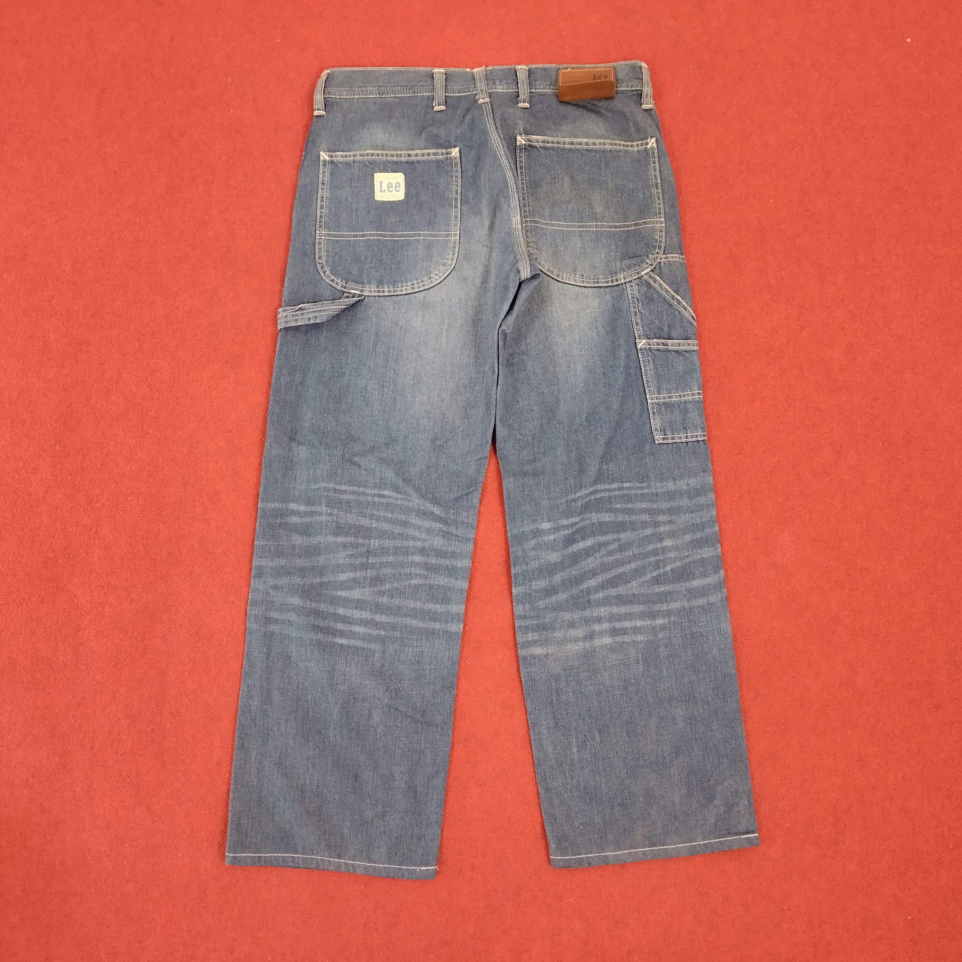 Lee × Vintage LEE American Skateboard Streetwear Style Carpenter Pants Size US 32 / EU 48 - 1 Thumbnail