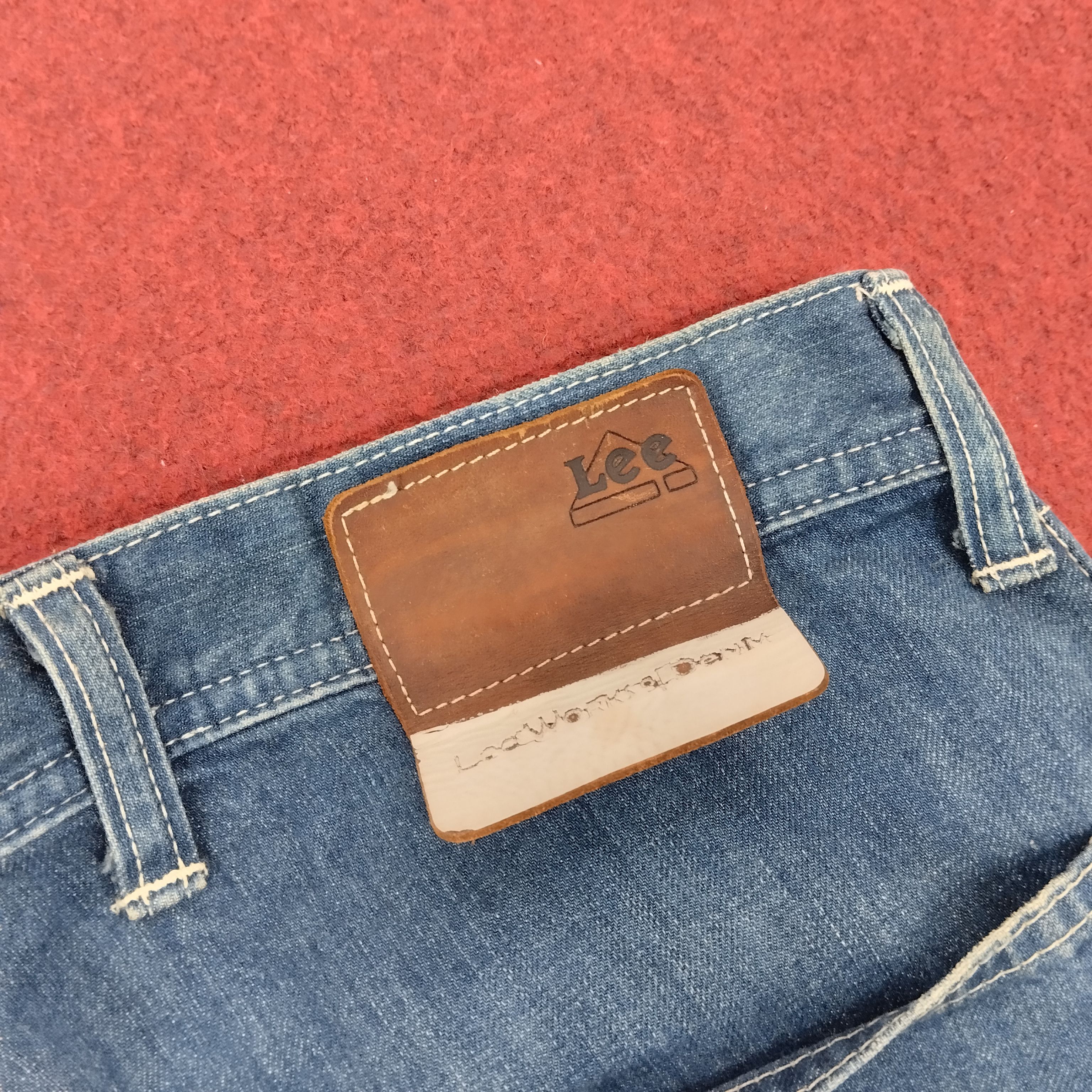 Lee × Vintage LEE American Skateboard Streetwear Style Carpenter Pants Size US 32 / EU 48 - 12 Thumbnail