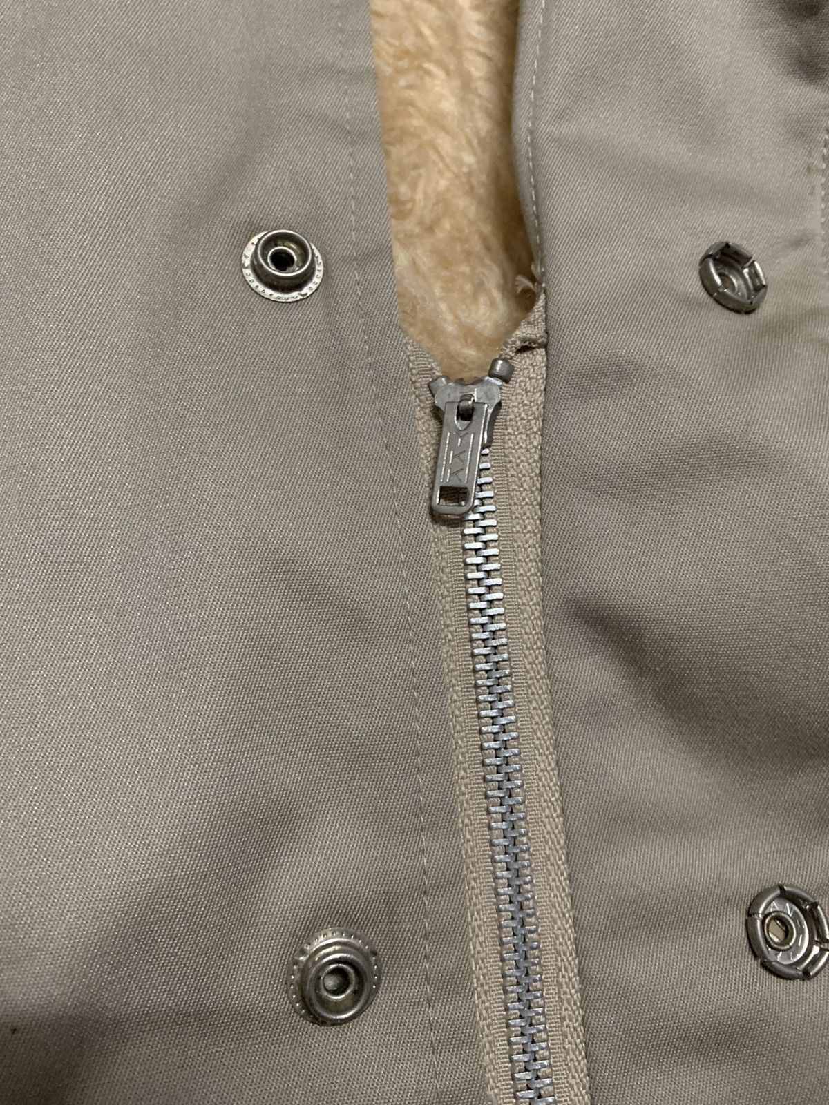 Japanese Brand Vintage Japanese Brand Faux Shearling Military Field Jacket Size US L / EU 52-54 / 3 - 6 Thumbnail
