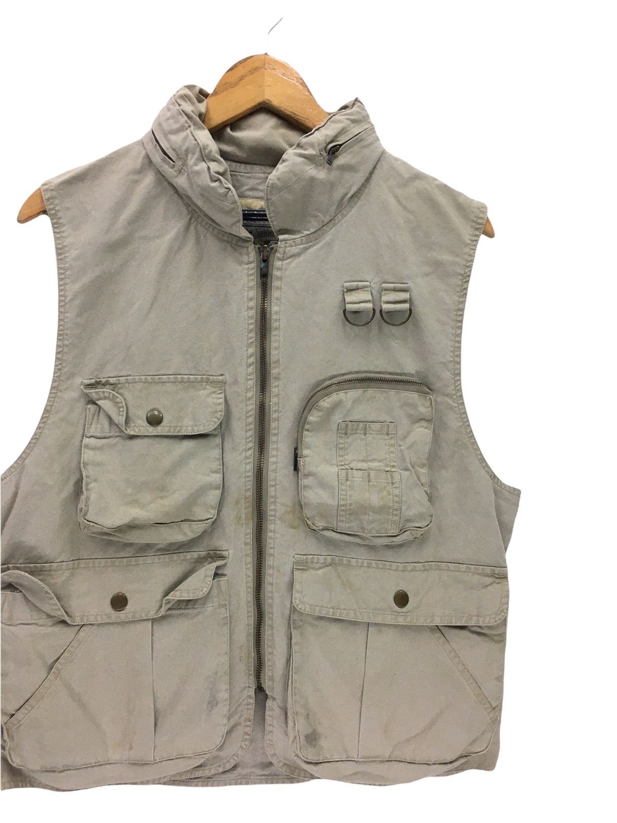 Banana Republic × Japanese Brand Vintage Banana Republic Multiple Pocket Tectical Vest Jacket Size US S / EU 44-46 / 1 - 4 Thumbnail