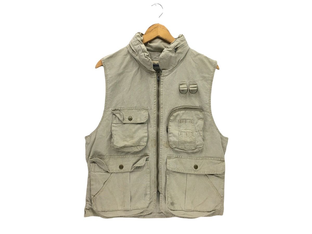 Banana Republic × Japanese Brand Vintage Banana Republic Multiple Pocket Tectical Vest Jacket Size US S / EU 44-46 / 1 - 1 Thumbnail