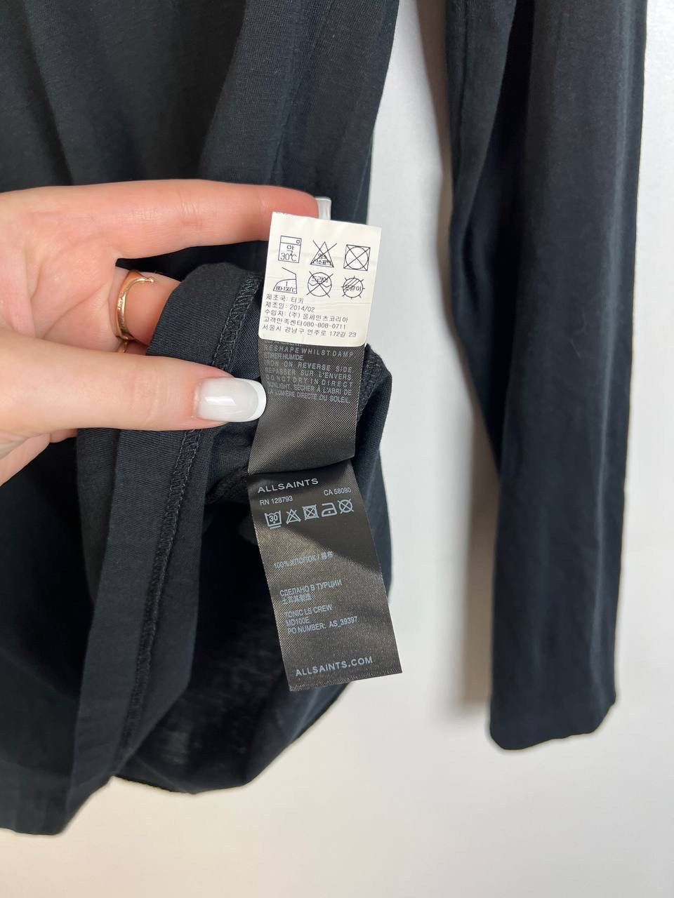 Allsaints Allsaints luxury long sleeve shirt size S Size US S / EU 44-46 / 1 - 4 Thumbnail