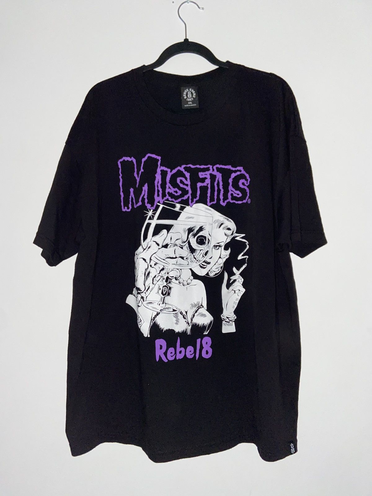 Misfits x Rebel 8 Band Tee XXL 1/1 Rare Find Vintage UNI