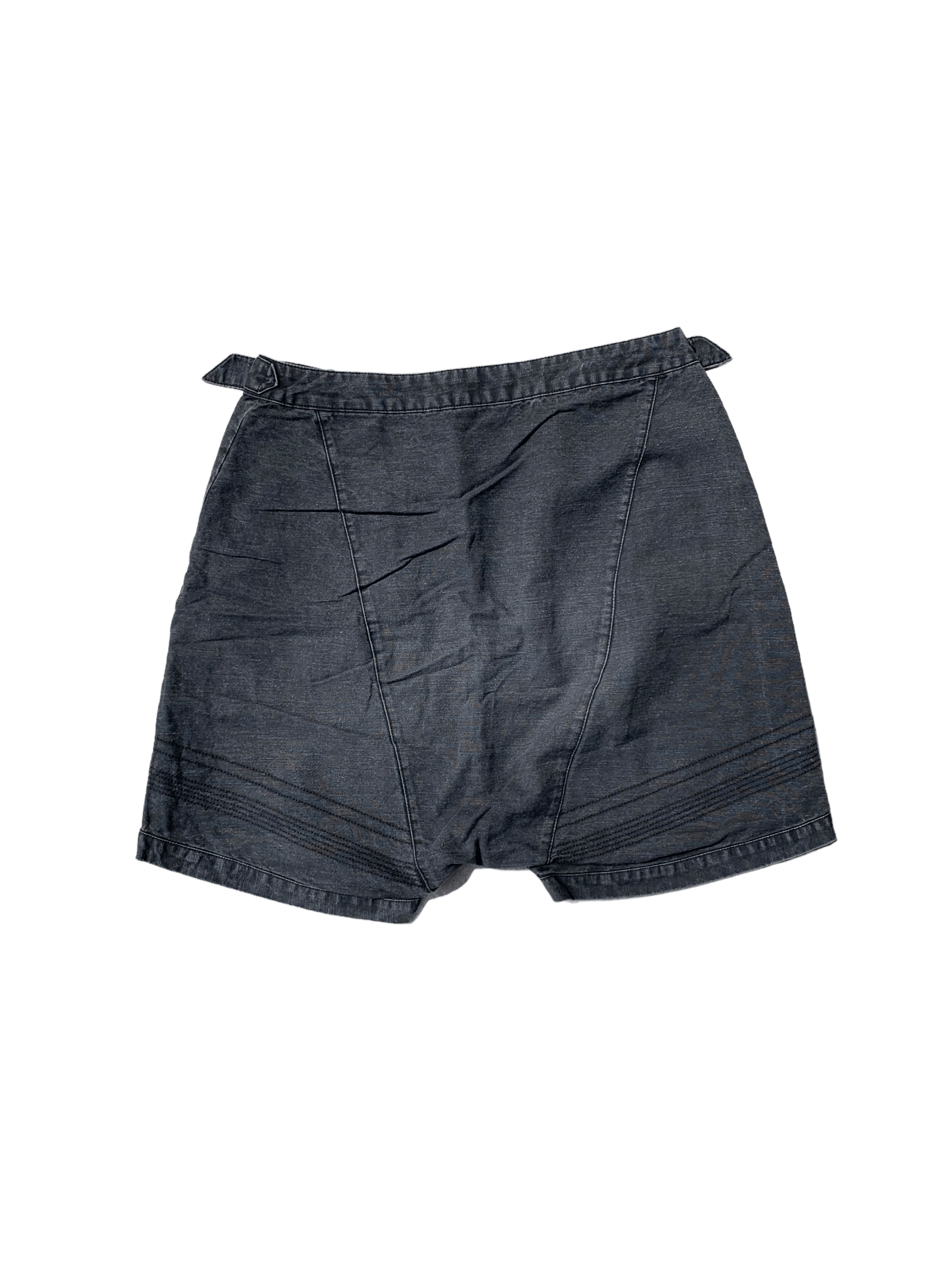 Tsumori Chisato Vintage Tsumori Chisato Faded Black Shorts Skirt Pants Size 30" / US 8 / IT 44 - 2 Thumbnail