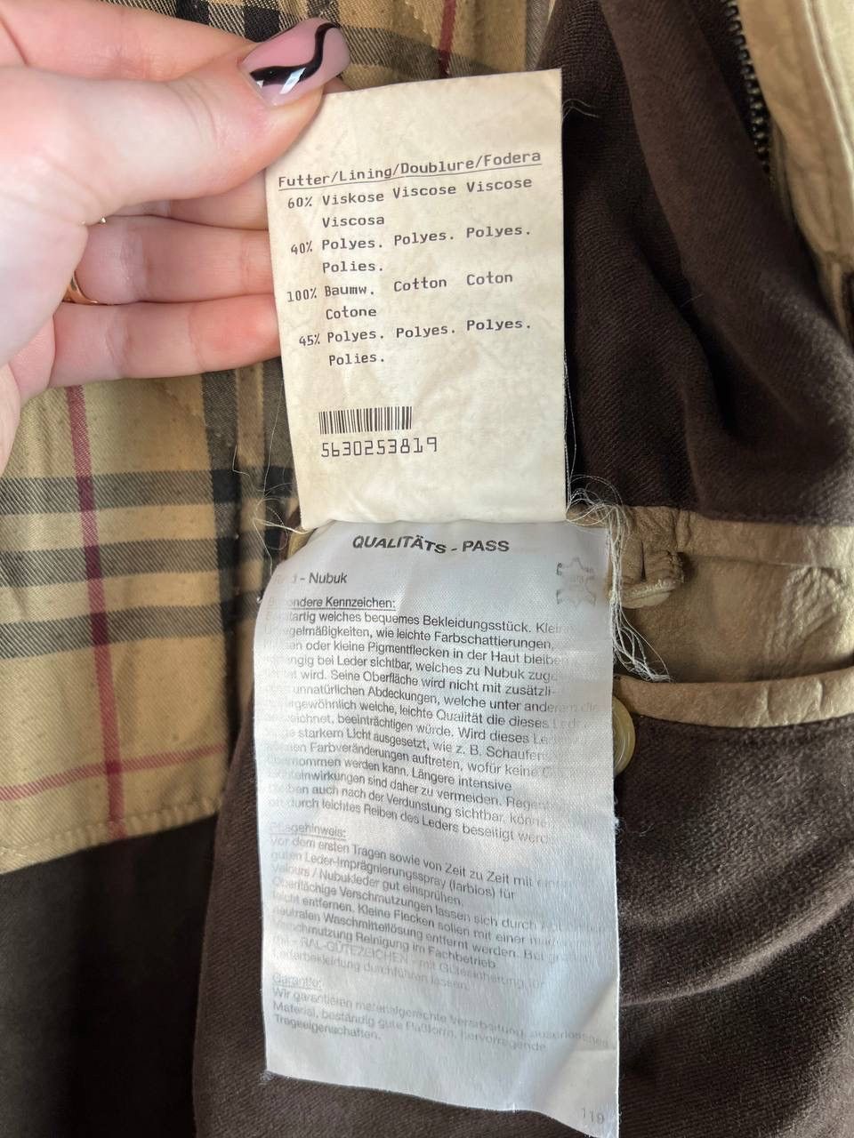 Burberry Burberry vintage luxury leather jacket size L Size US L / EU 52-54 / 3 - 4 Thumbnail