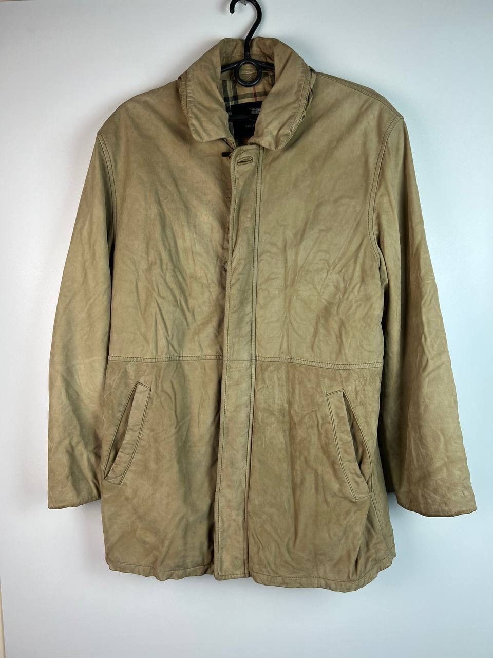 Burberry Burberry vintage luxury leather jacket size L Size US L / EU 52-54 / 3 - 1 Thumbnail